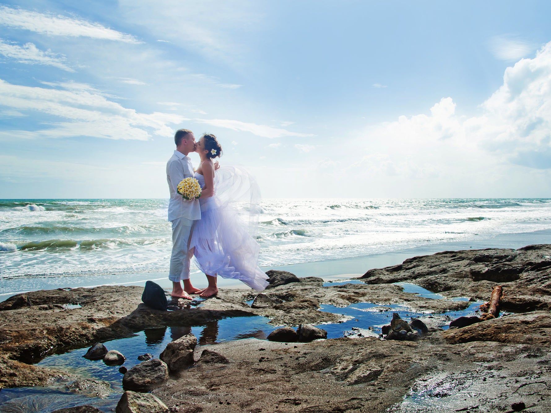 Bali is also a popular wedding destination – but it would take planting more than 3,000 trees to reverse the impact of an average wedding on the island