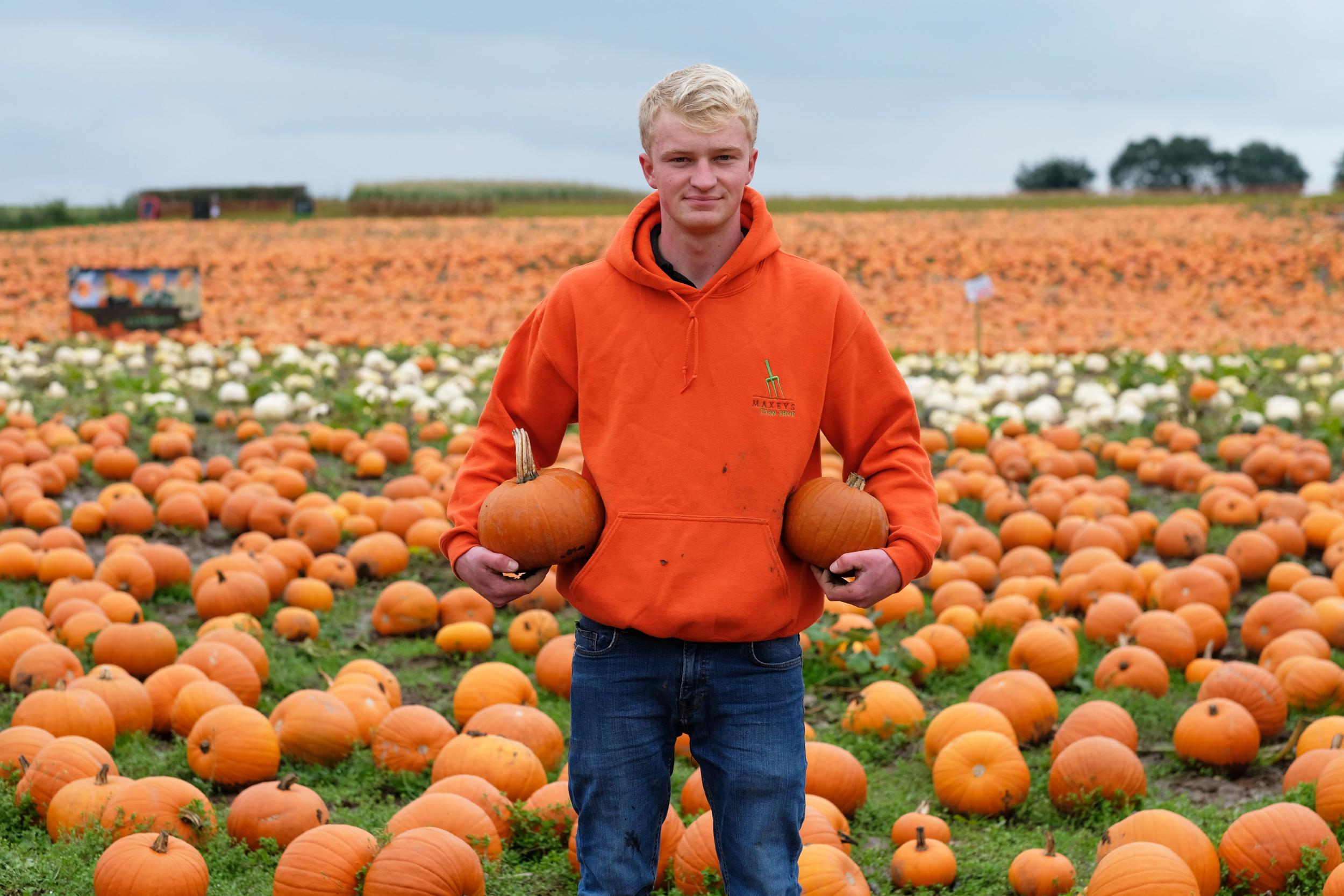 James Maxey first started selling pumpkins when he was 13 years old