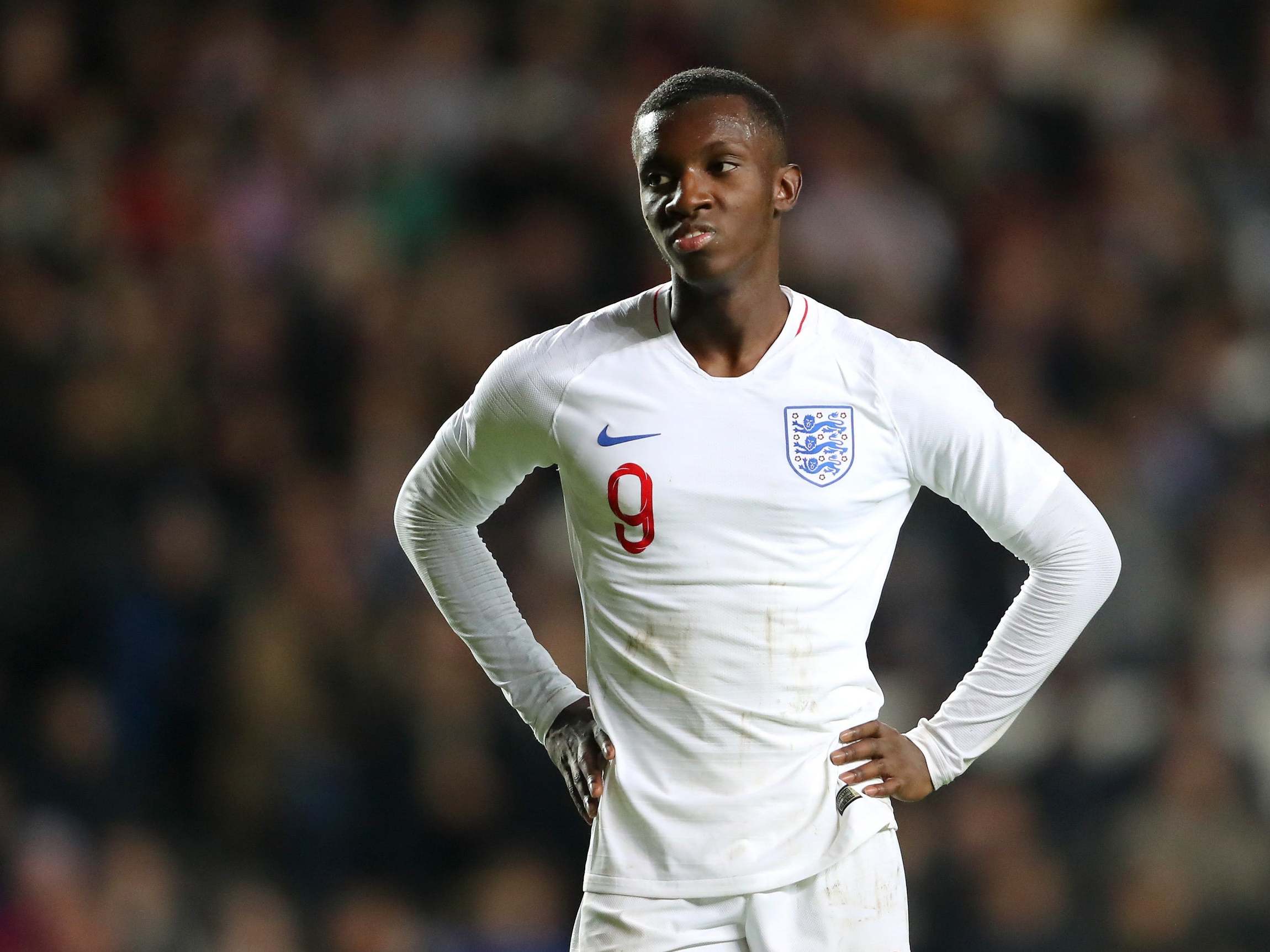 Eddie Nketiah has struggled to get into Leeds’ starting eleven