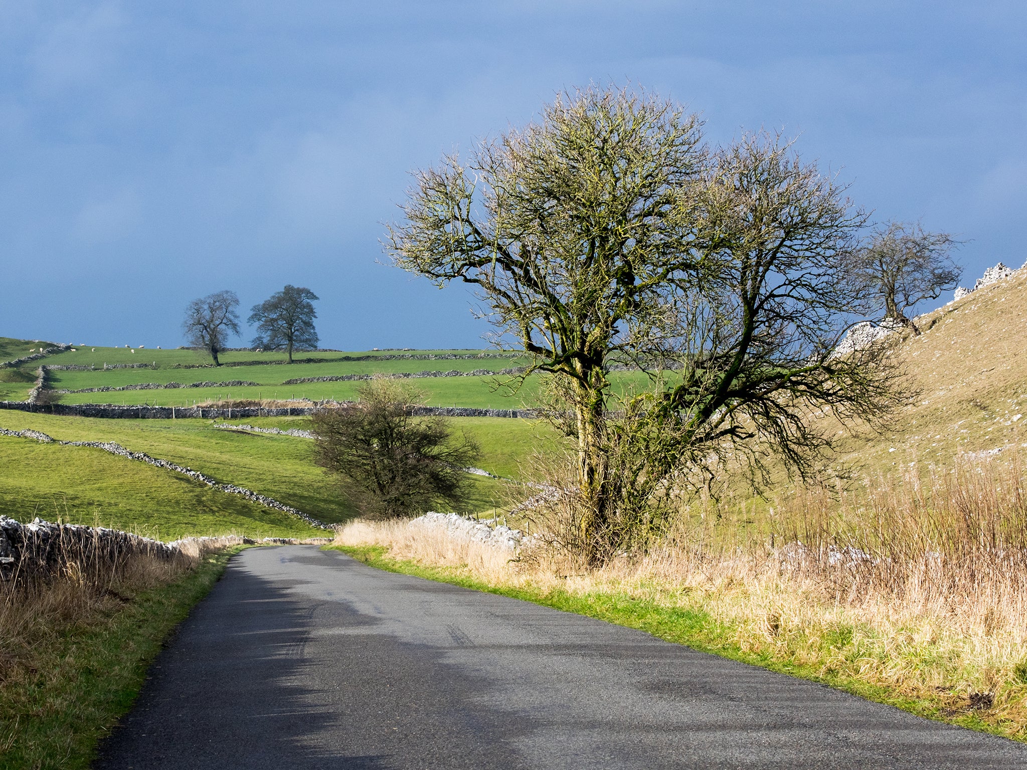 Long Dale road leading to Hartington