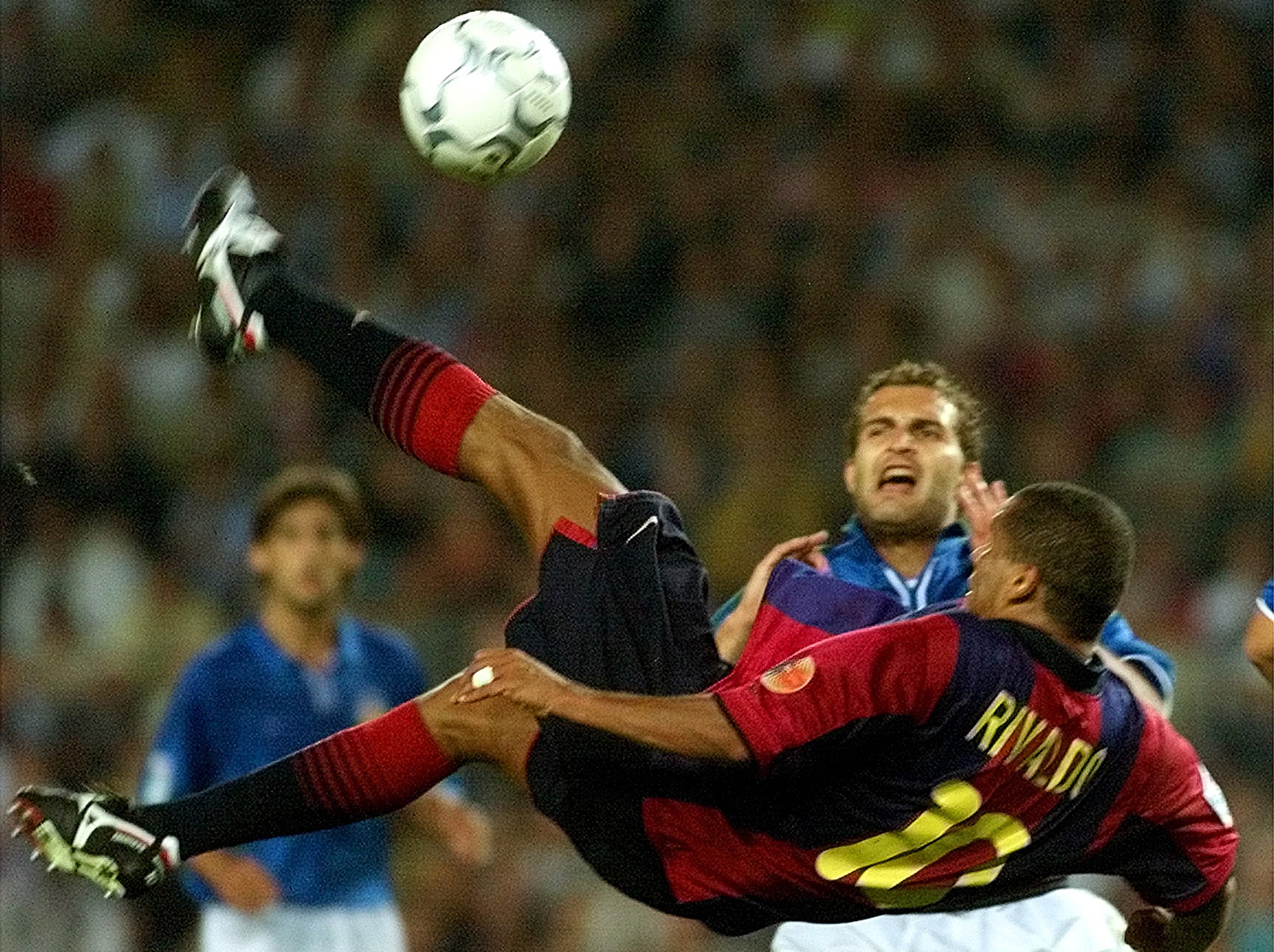 Rivaldo completes his historic hat-trick