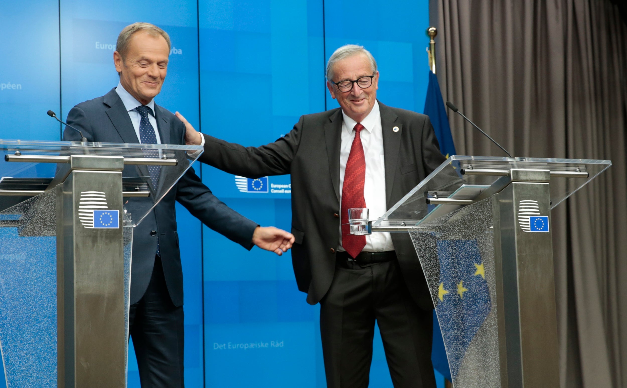 The Donald Tusk–Jean-Claude Juncker double act will be familiar to anyone who has followed Brexit closely