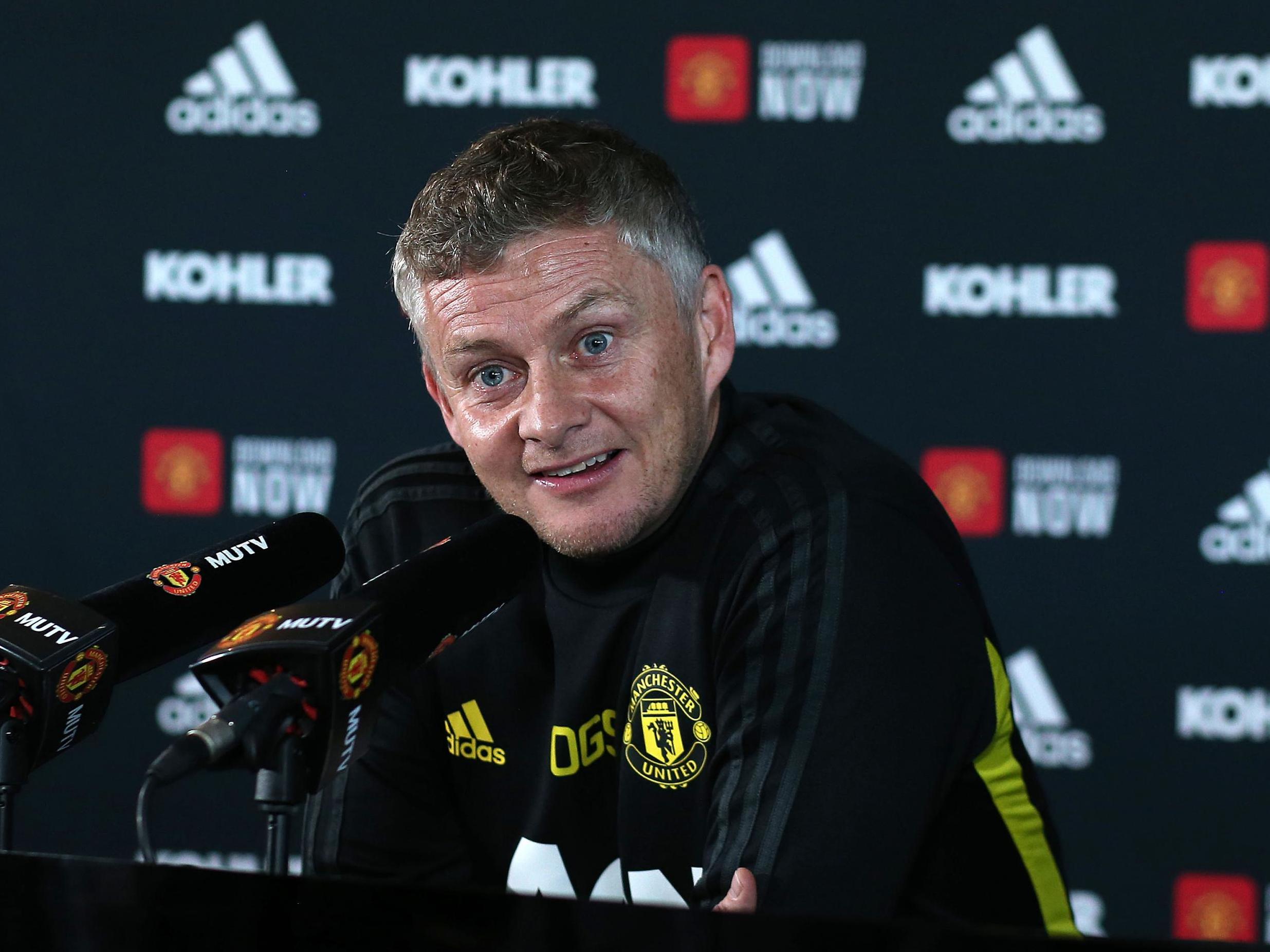 Manchester United manager Ole Gunnar Solskjaer