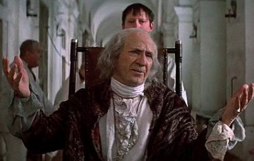 "Mediocrities everywhere, I absolve you! I absolve you! I absolve you! I absolve you! I absolve you all!"