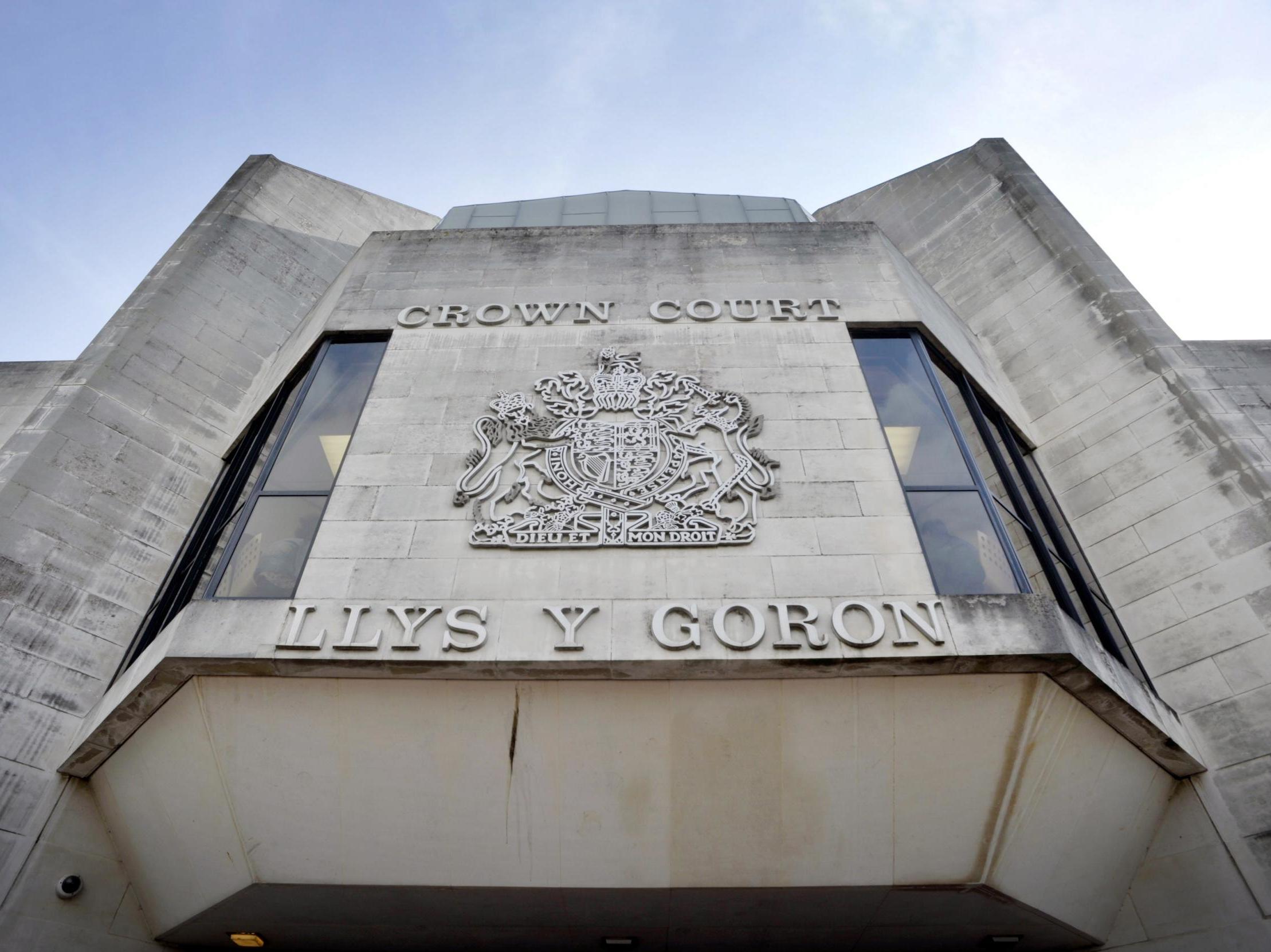 General view of Swansea Crown Court, south wales.