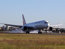 Qantas’ London to Sydney flight: Almost empty plane flies direct as part of ‘Project Sunrise’