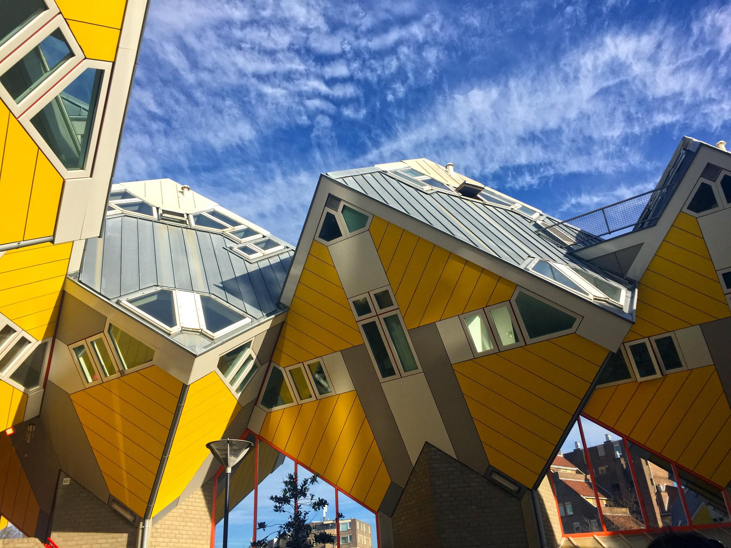 Piet Bloom’s Cube Houses in Rotterdam