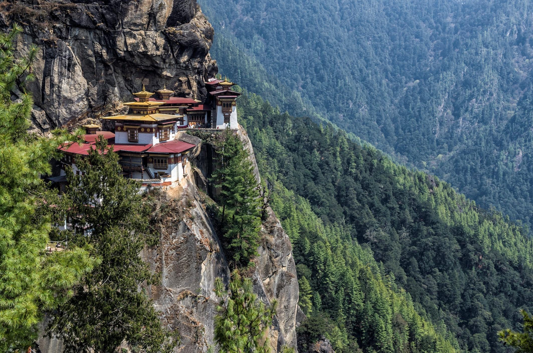 The sacred Buddhist site of Paro Taktsang