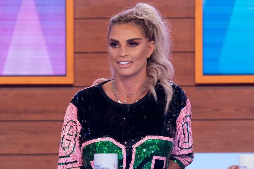 Katie Price on ITV's Loose Women