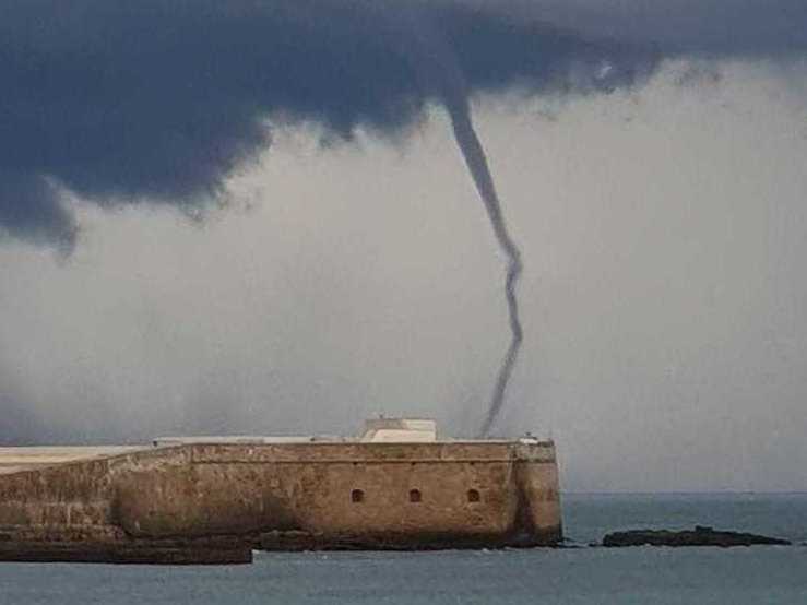 Wind gusts of up to 140km/h hit the town