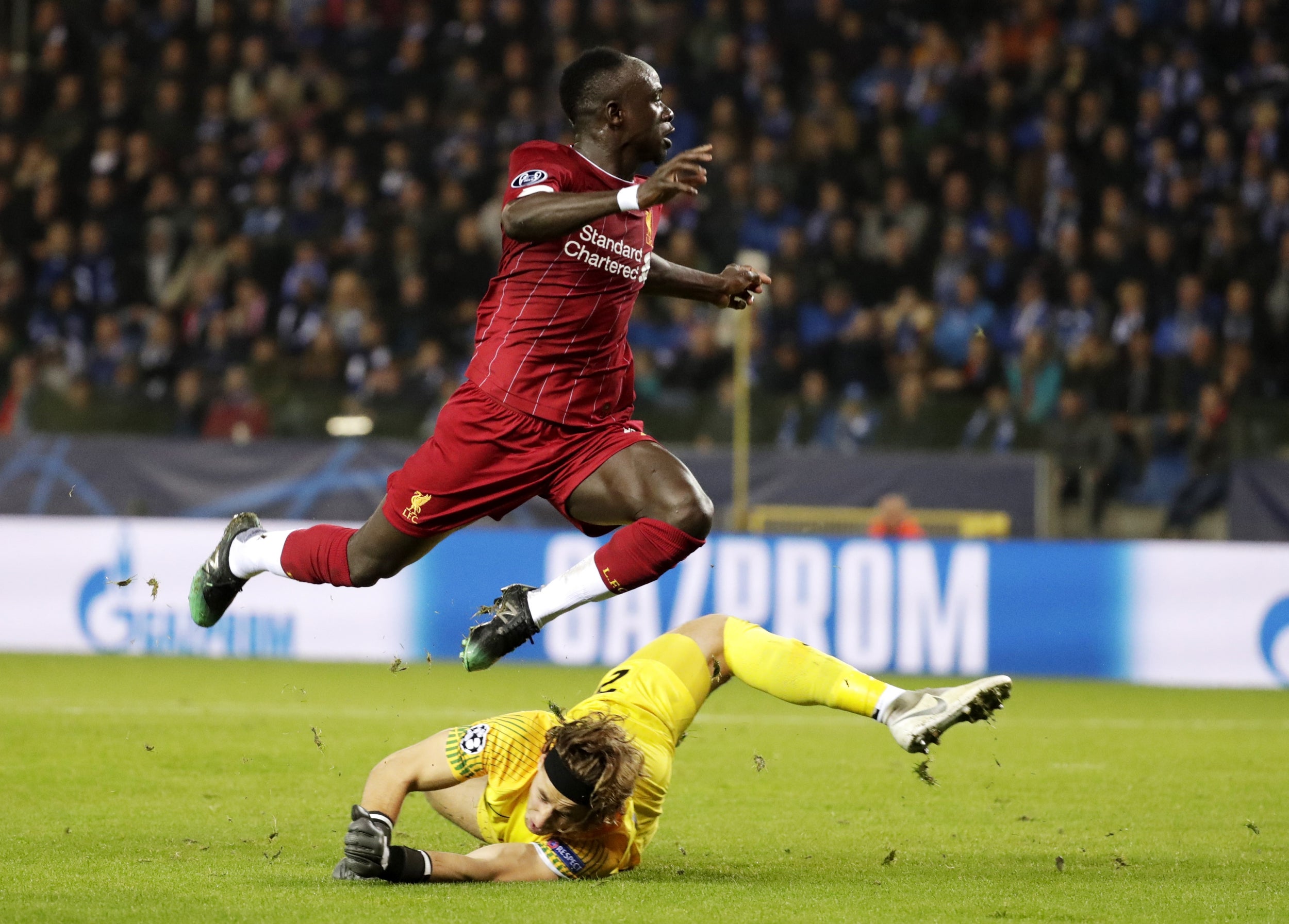 Sadio Mane added a fourth after incisive play from Mo Salah