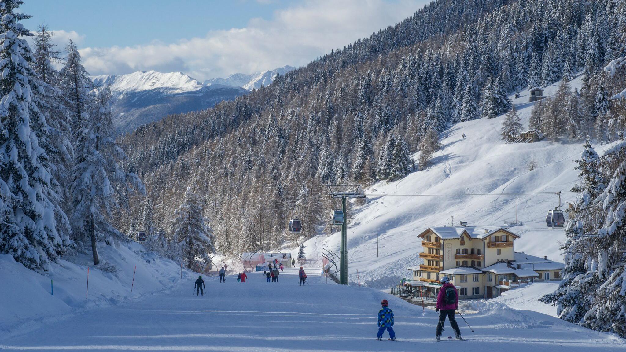 Passo Tonale has 100km of slopes