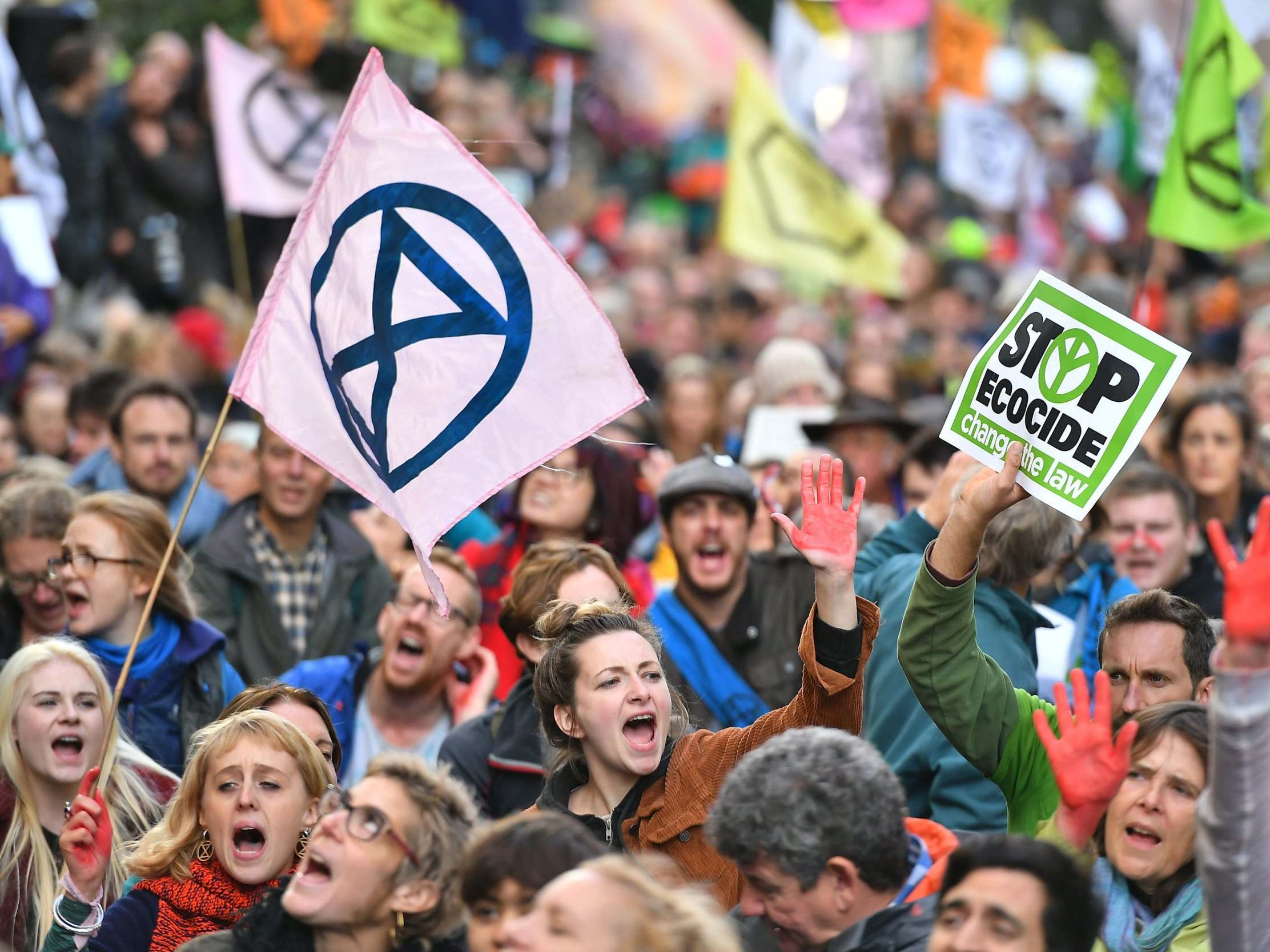 Young people played a leading role in Extinction Rebellion protests