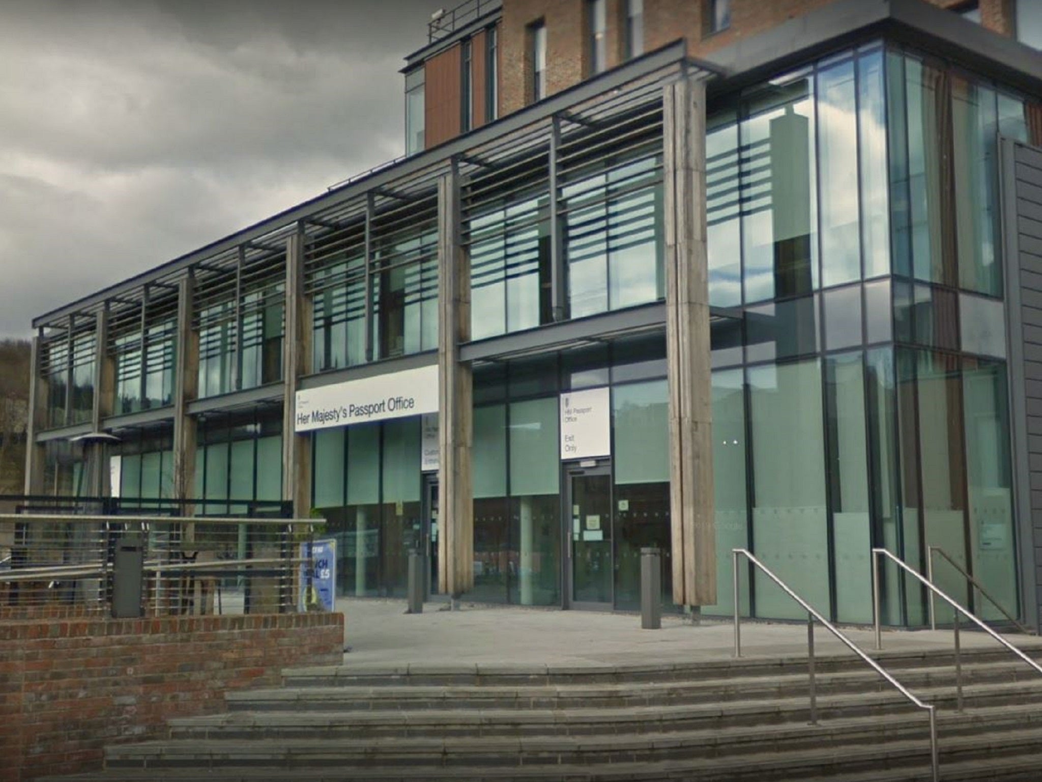 General view of Durham passport office.