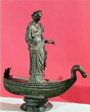 This 2,000-year-old Roman sculpture from France portrays Sequana – the goddess of the River Seine