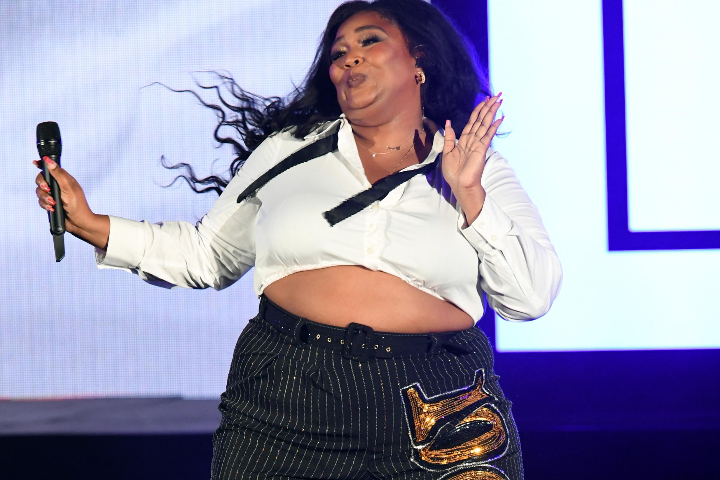 Lizzo performs onstage at The Hollywood Bowl on 19 October, 2019 in Los Angeles, California.