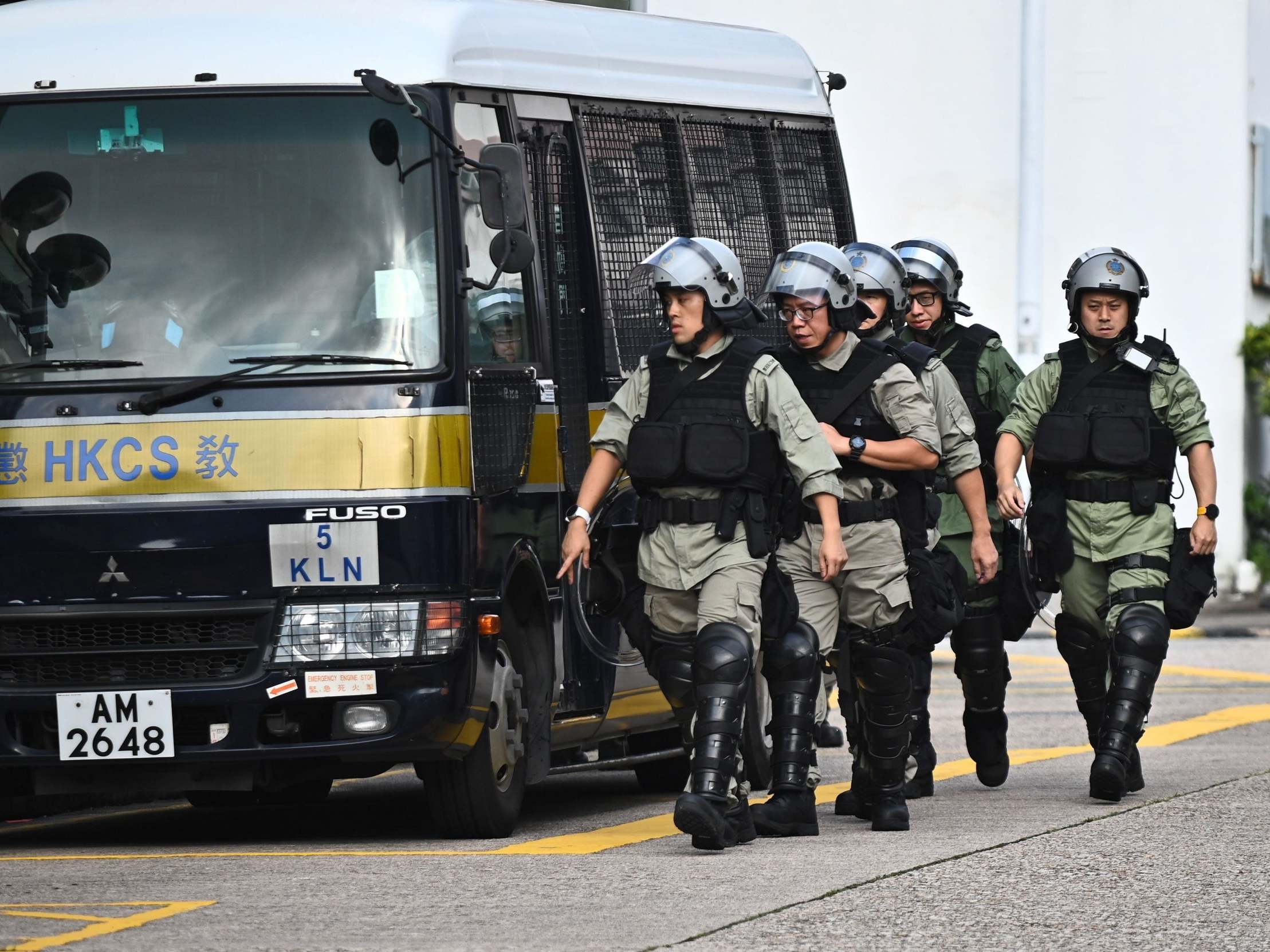 Hong Kong's High Court has banned people from disclosing the personal details of police officers and their families