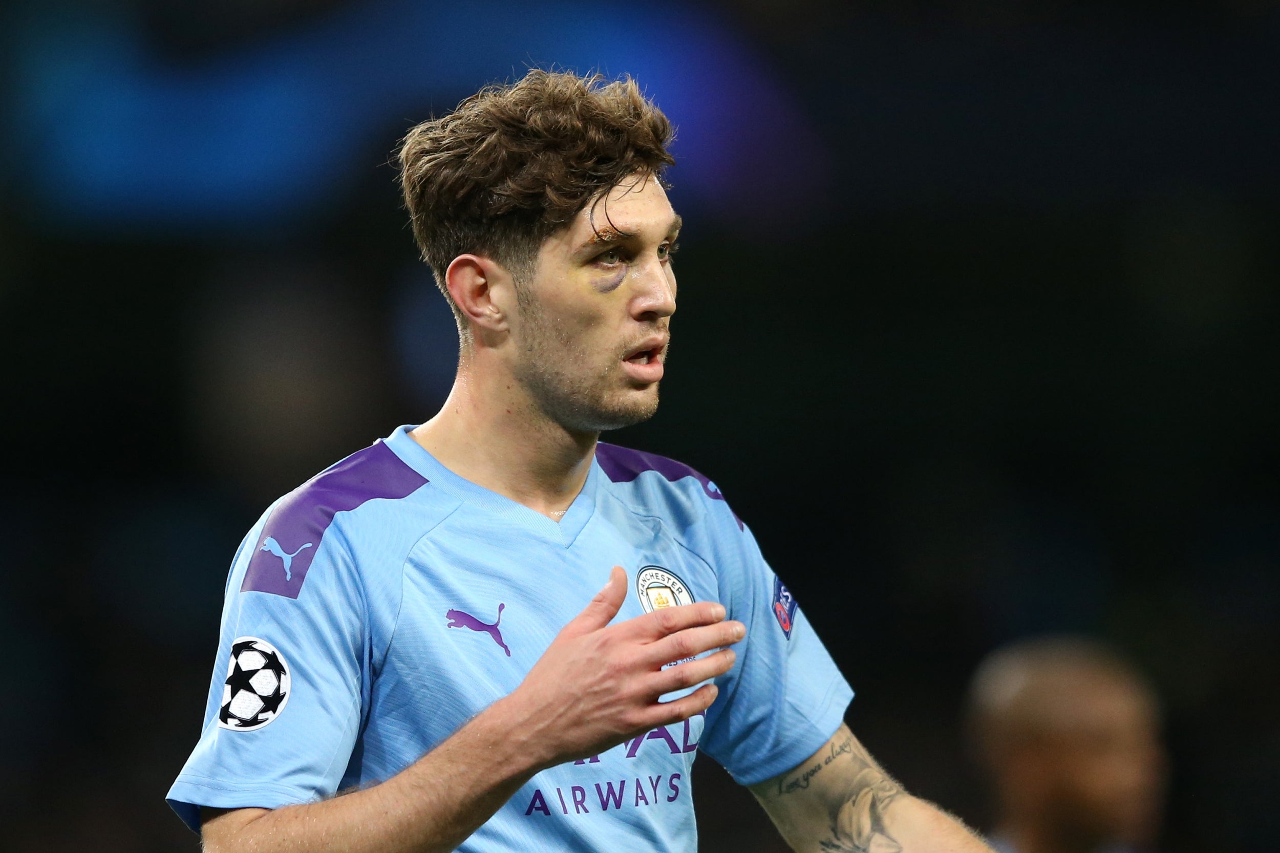 Stones was not ready to come on for City (Getty)