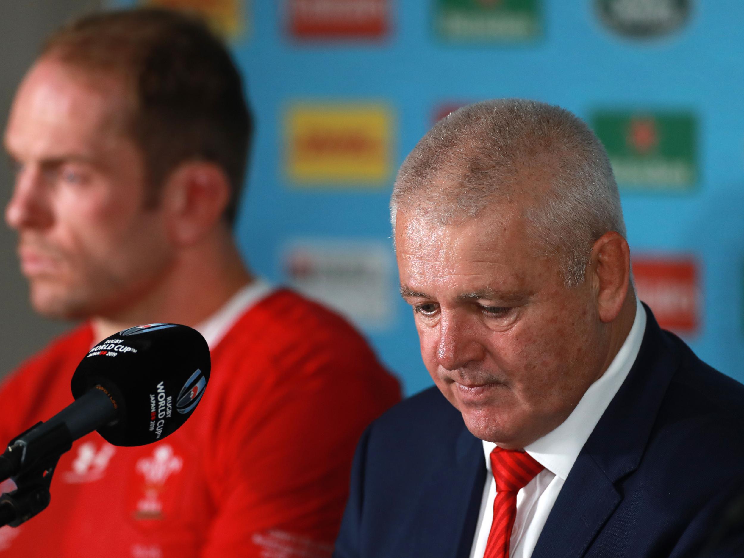 A downcast Warren Gatland admitted the better side won the World Cup semi-final