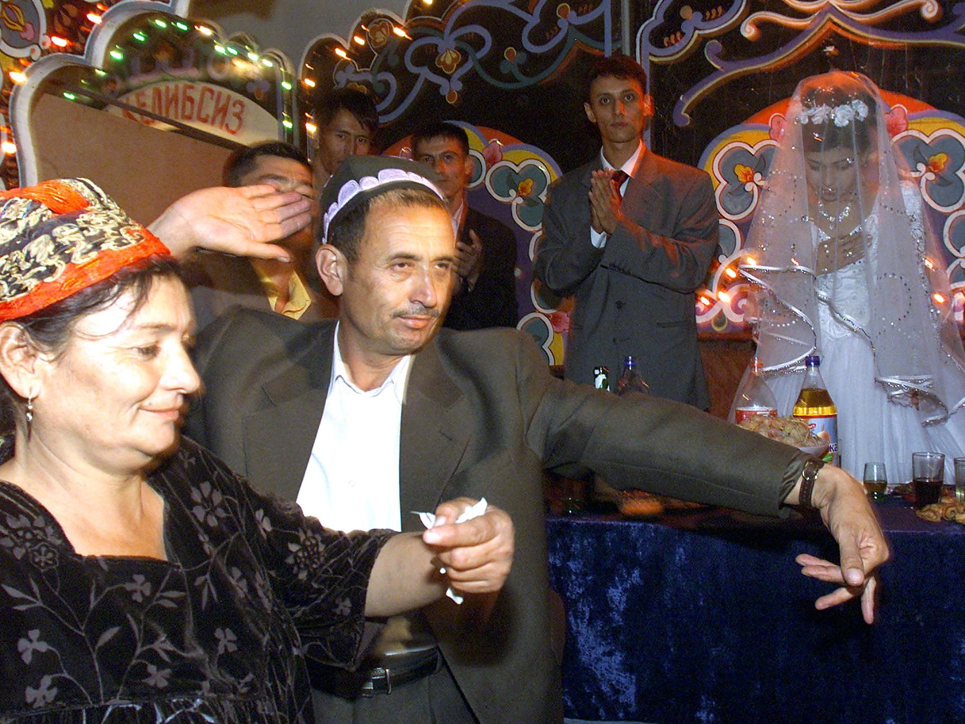 A wedding party in the southern Uzbek town of Termez