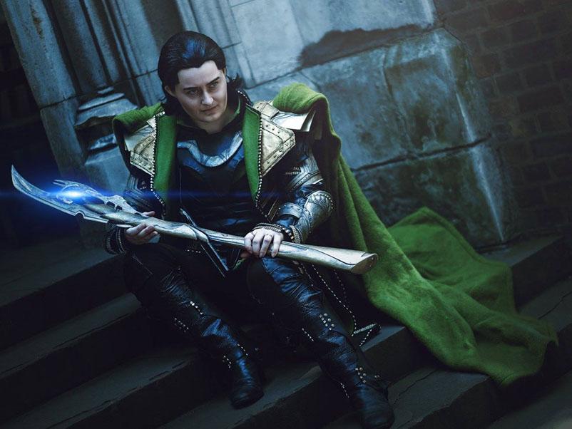 Oakley is drawn to costumes with a more historical style, such as Loki from the Marvel franchise (Jamie Flack)