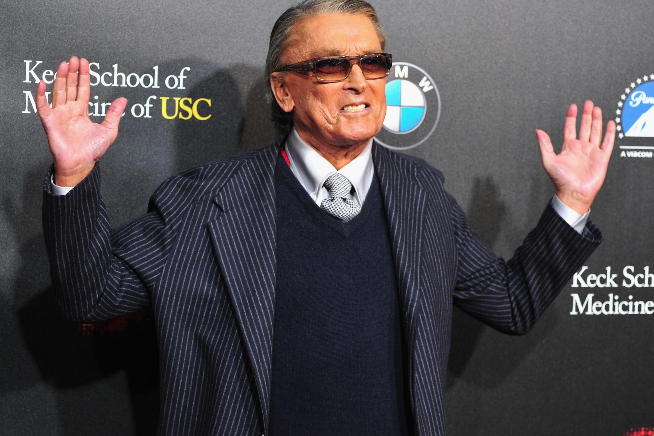 Robert Evans arrives at a gala at Paramount Studios on 20 March, 2014 in Hollywood, California.