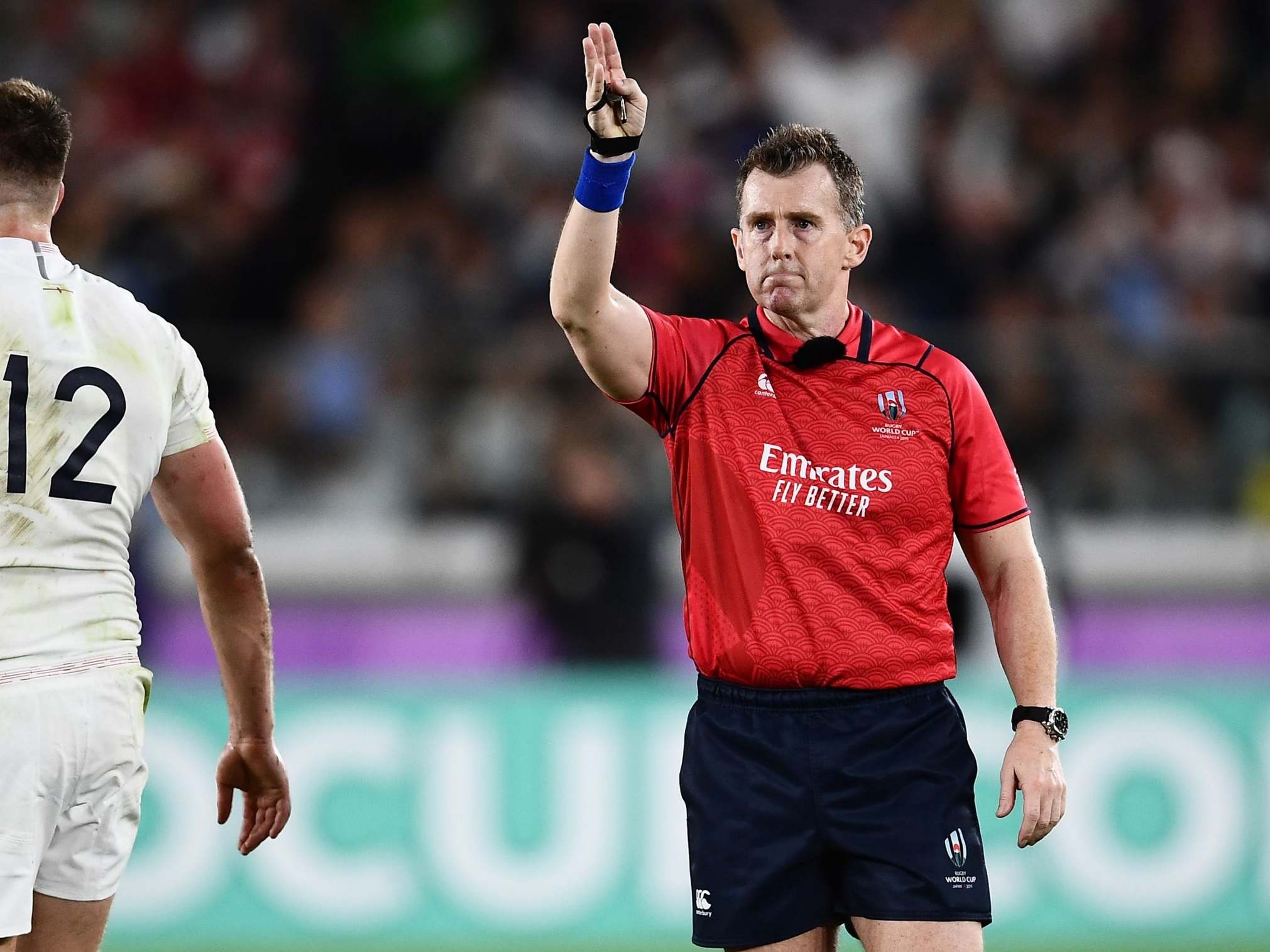 Nigel Owens has given his take on a controversial try that has gone viral