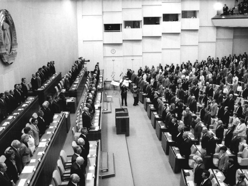 In a historic show of defiance, 52 members of the Volkskammer refused to back the Communist Party’s chosen candidate for president