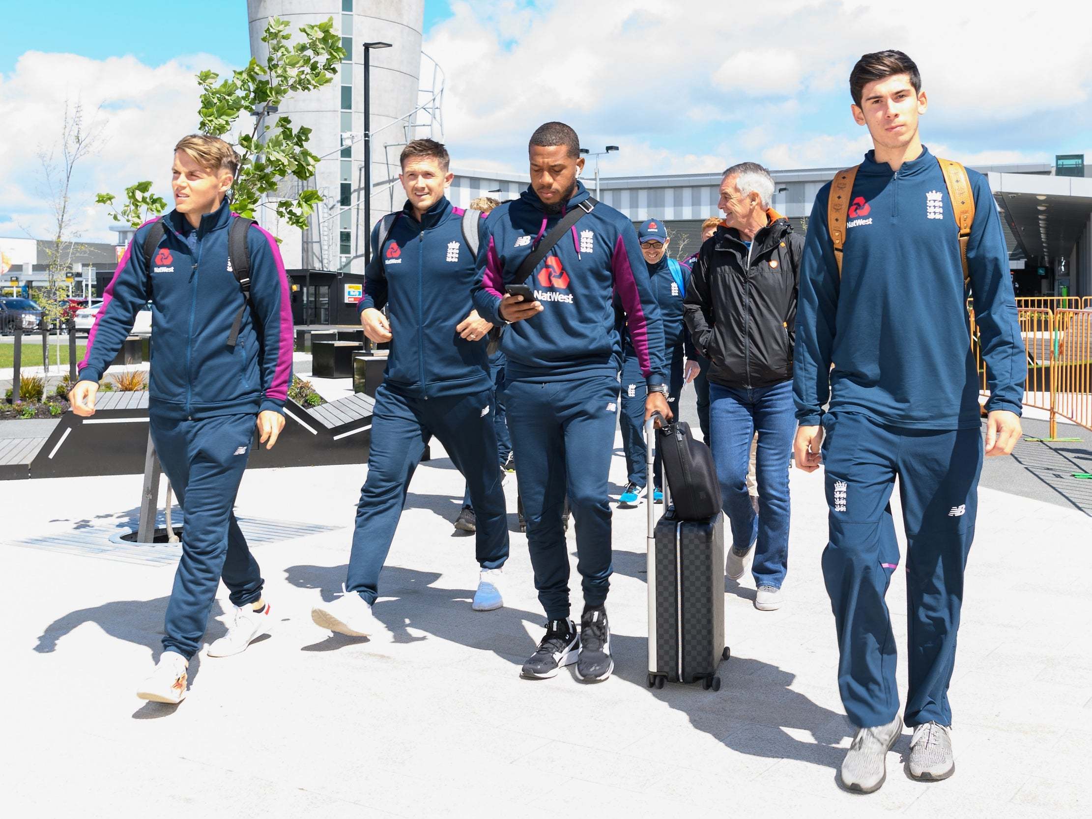 Pat Brown arrives in New Zealand alongside Sam Curran, Joe Denly, Chris Jordan