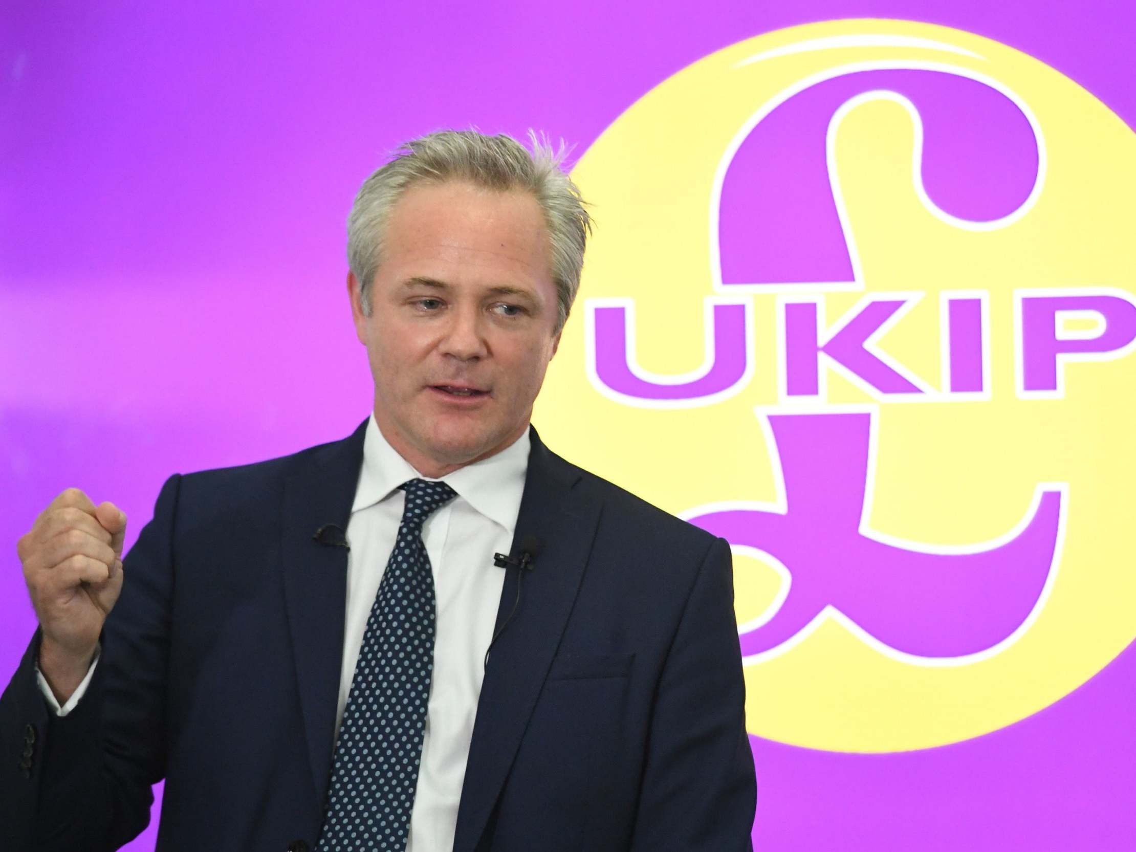 Richard Braine was elected leader of Ukip in August 2019