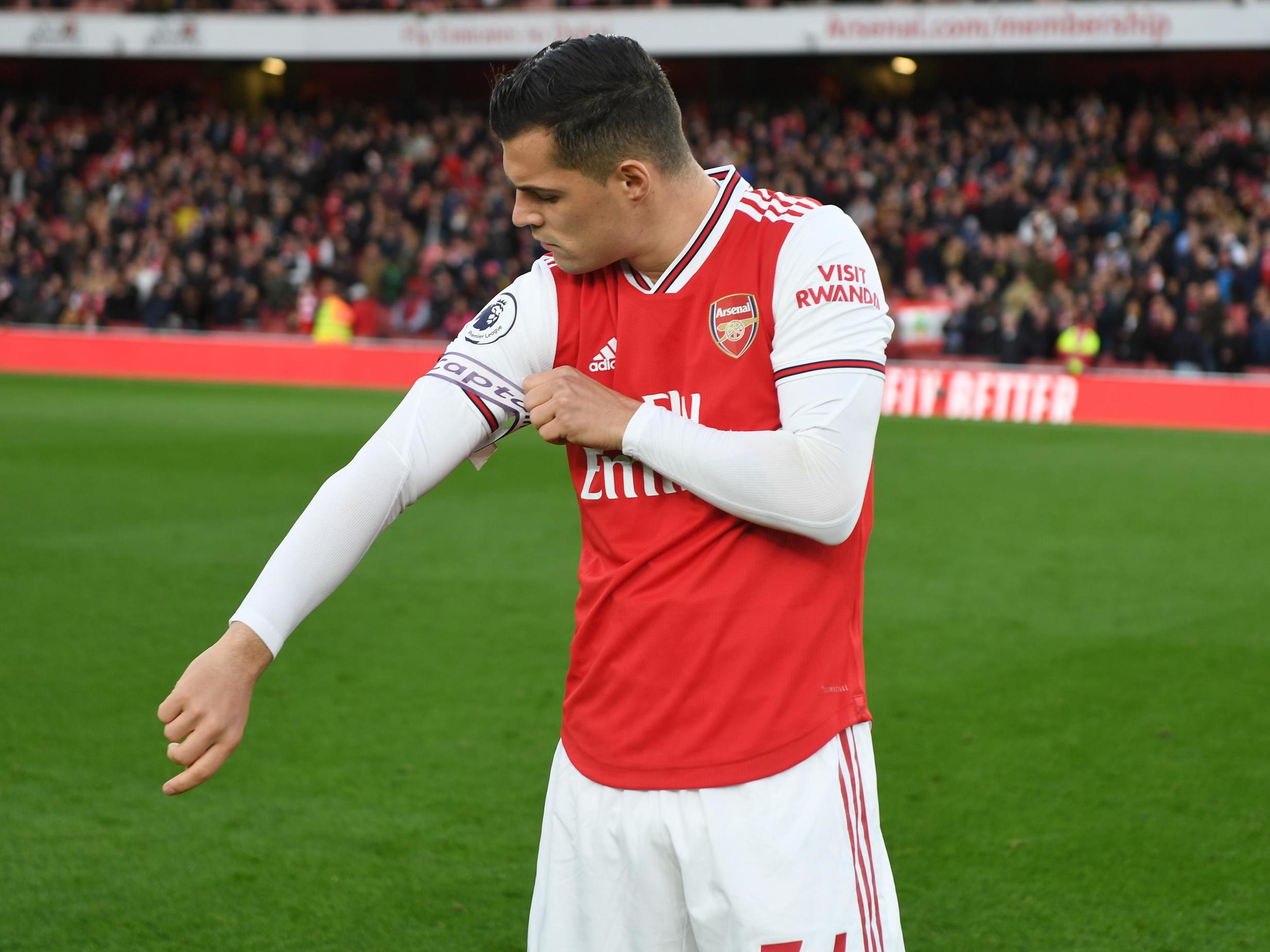 Arsenal captain Granit Xhaka