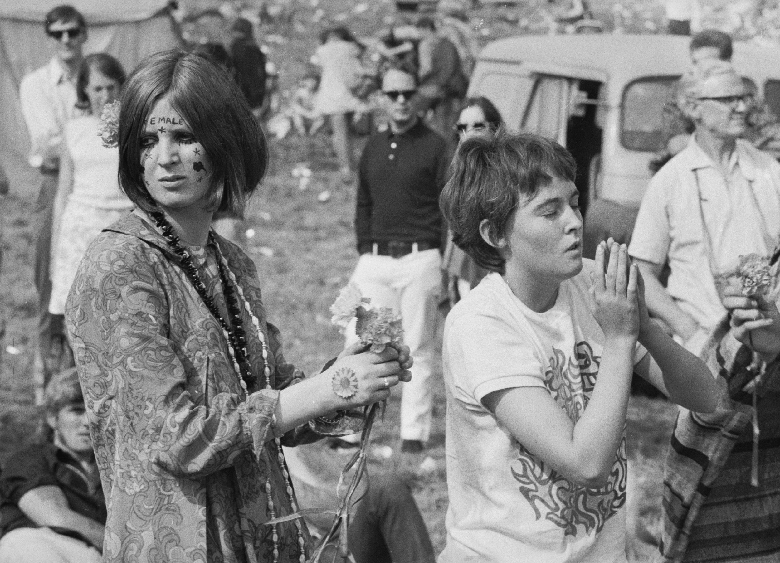 The Festival of Flower Children, held in Woburn Park, Bedfordshire, in 1967