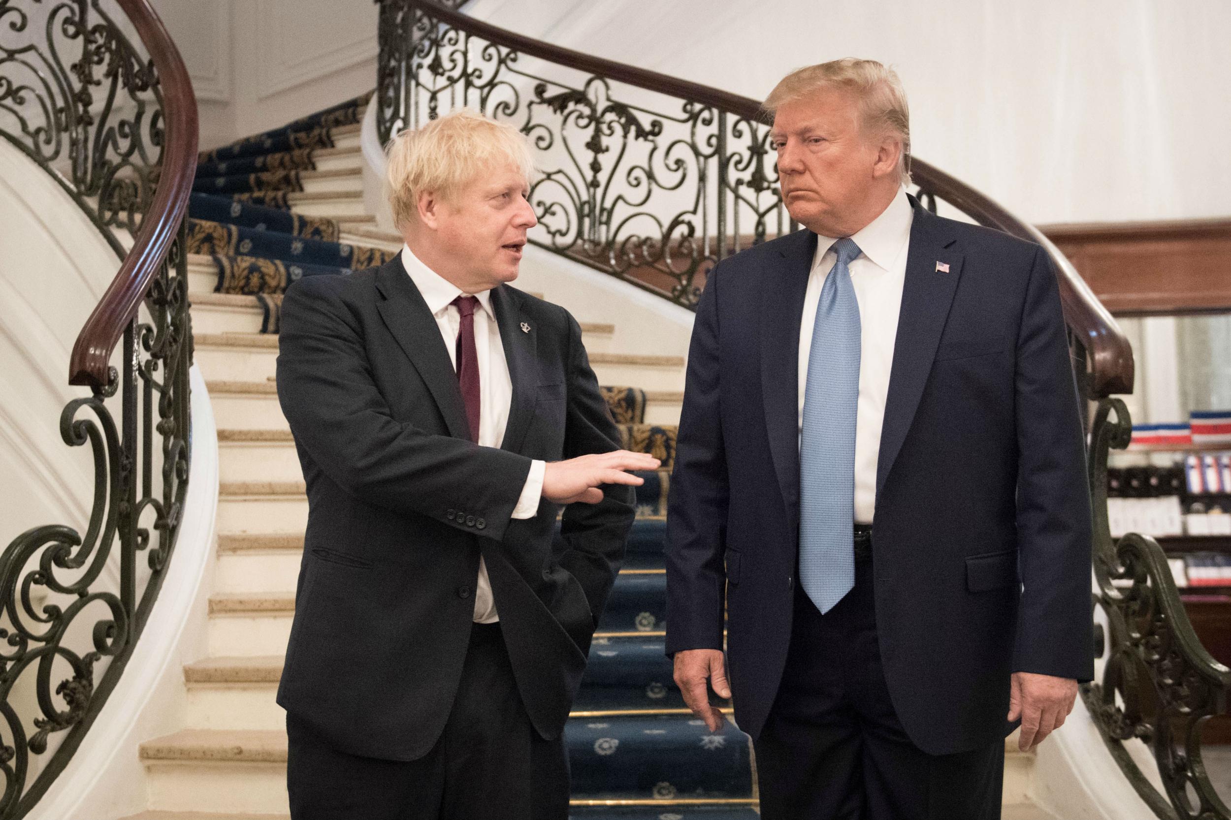 Trump and Johnson have spoken admirably of each other