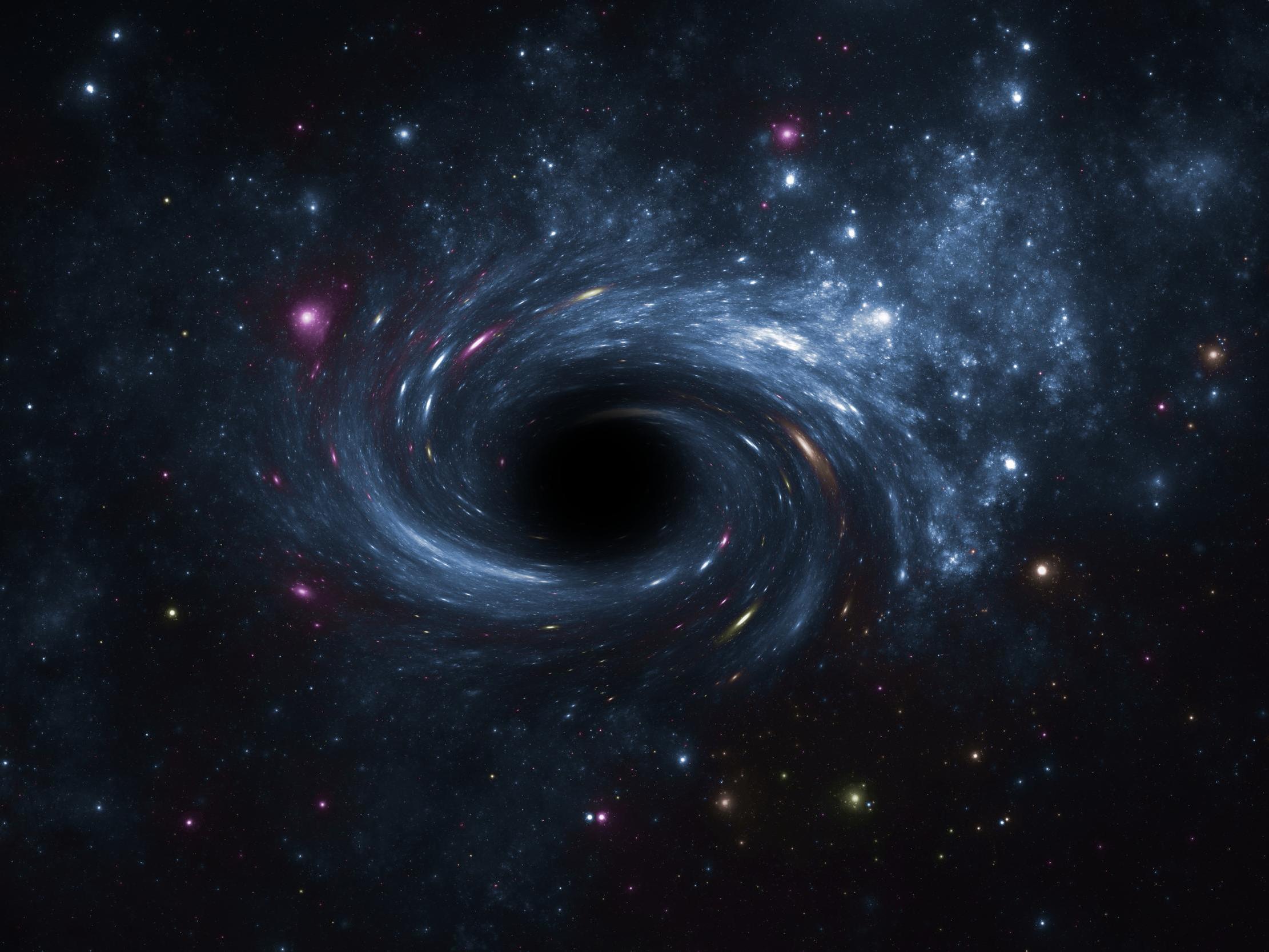 For years astronomers only knew about black holes between five and 15 times the mass of the sun (file image)