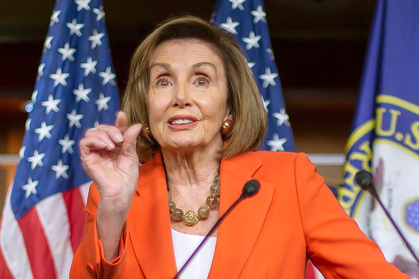 Nancy Pelosi says private hearings will continue as long as they are 'productive'