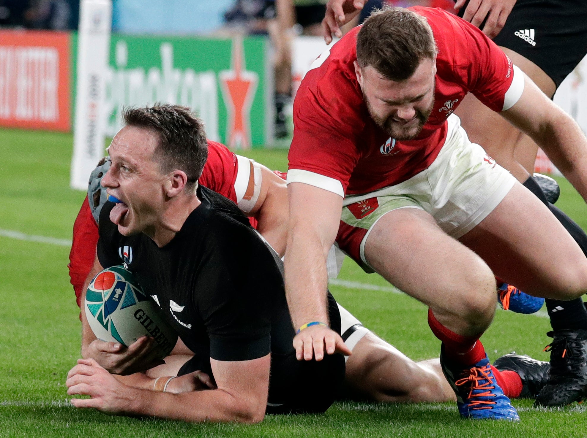 Ben Smith scored two tries for New Zealand