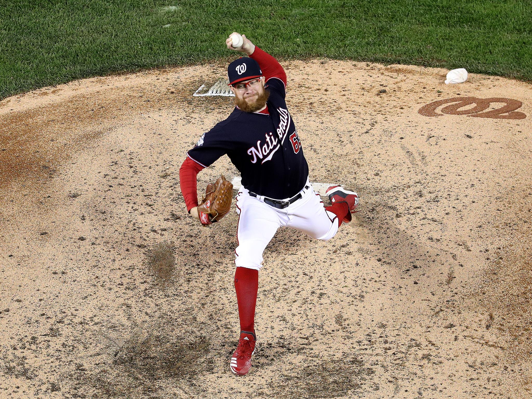 Sean Doolitle is a pitcher for the Washington Nationals, who recently won the baseball World Series