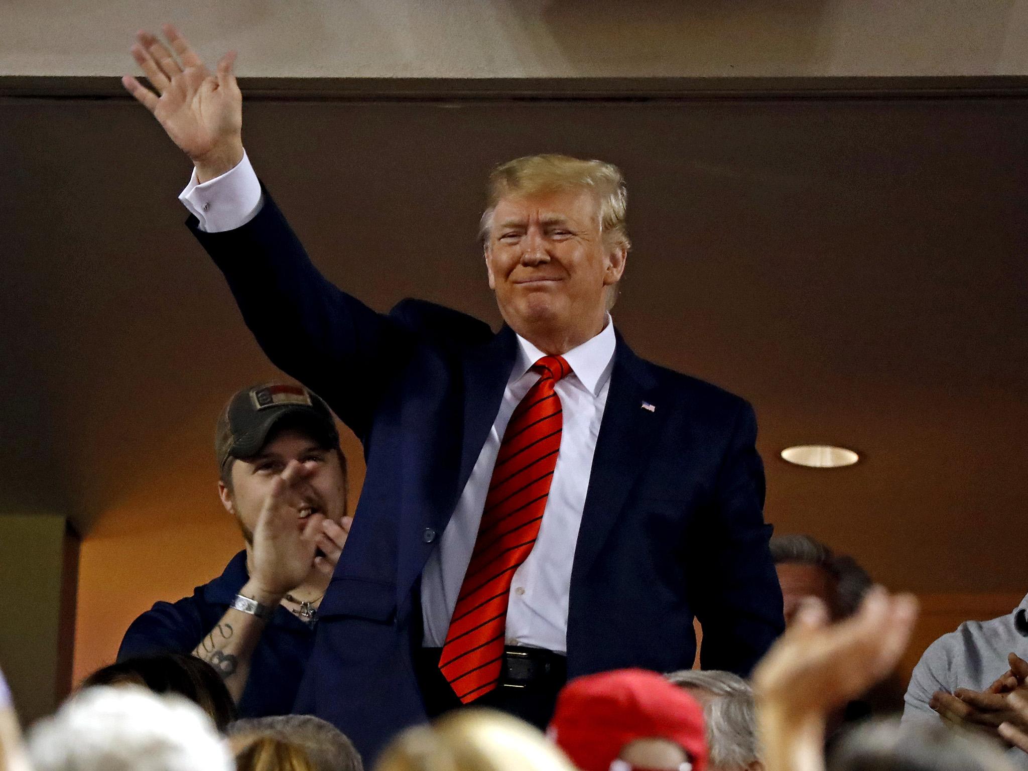 The president was booed by baseball fans when he attended the recent Washington Nationals game