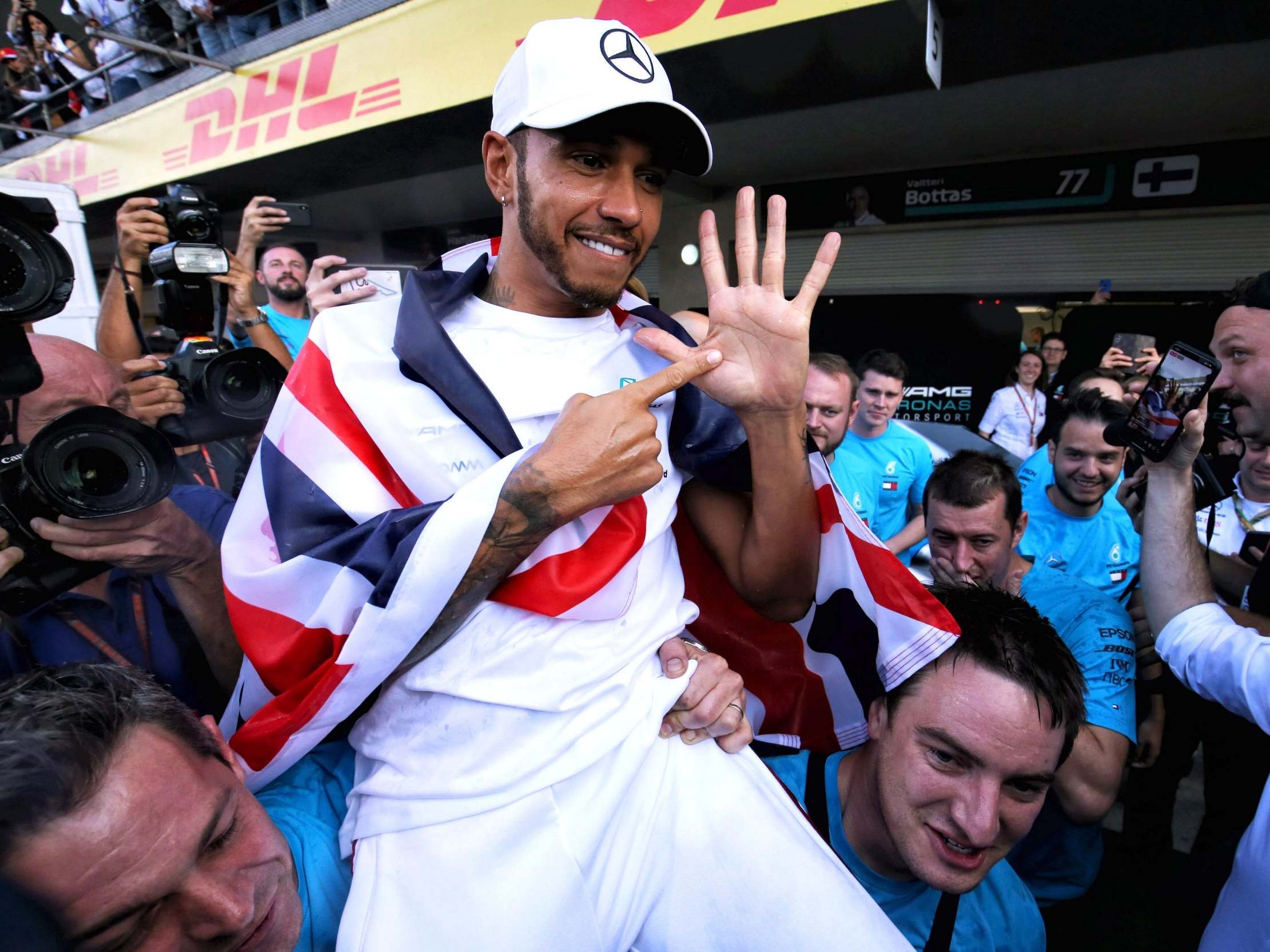 Lewis Hamilton is now only one title away from equalling Michael Schumacher’s all-time record