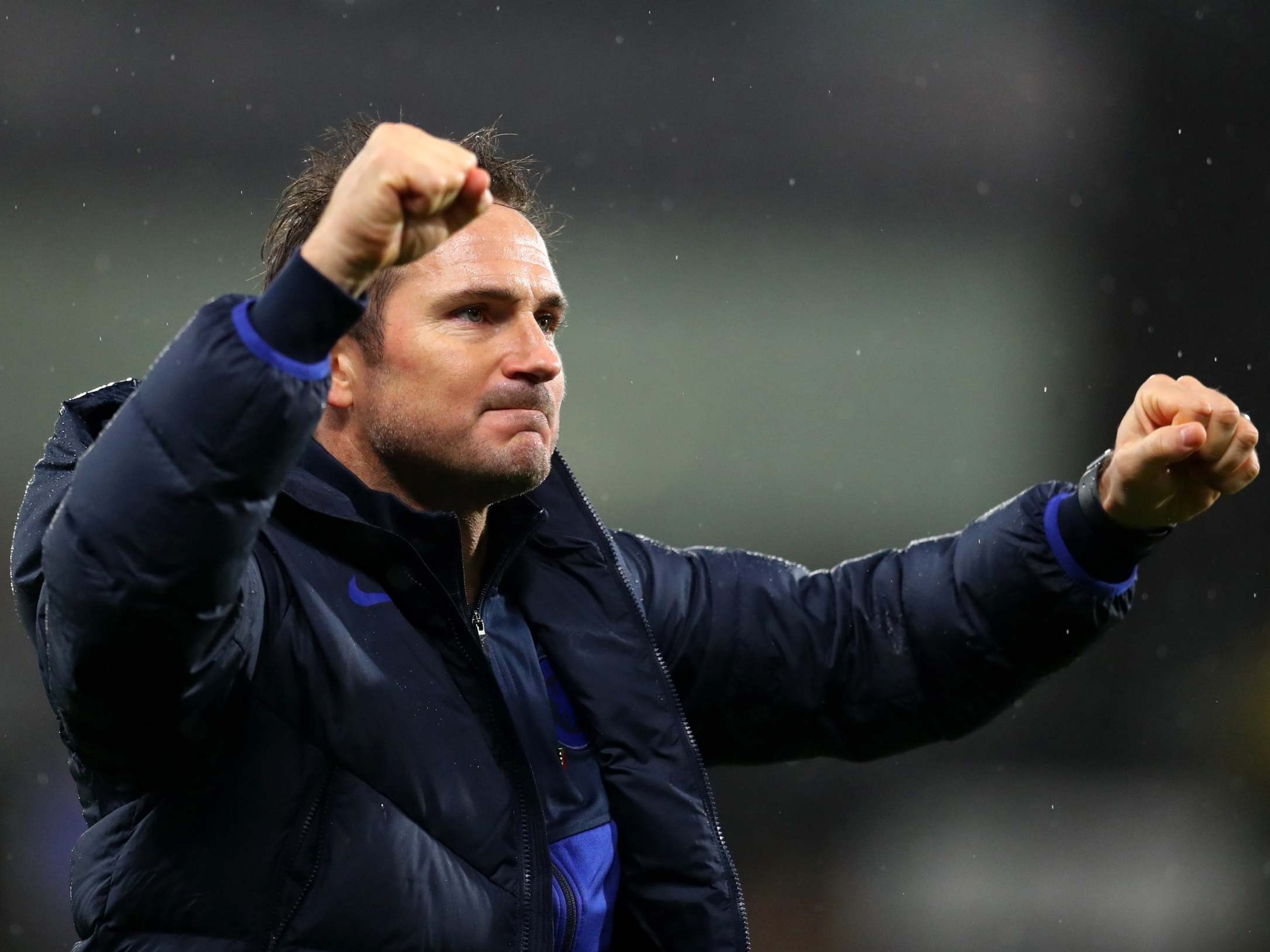 Lampard celebrates at Watford