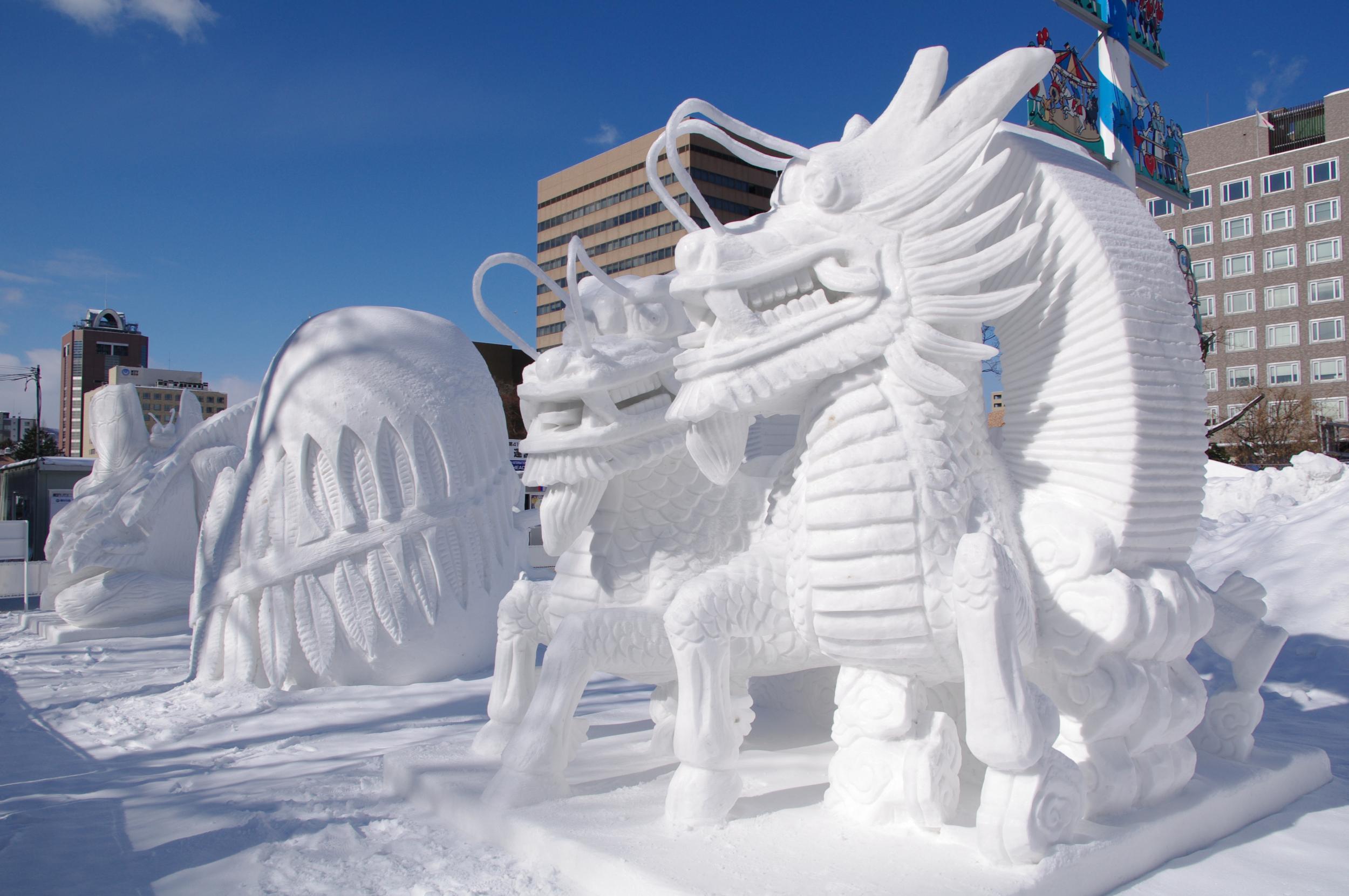 See the best snow artworks in Japan