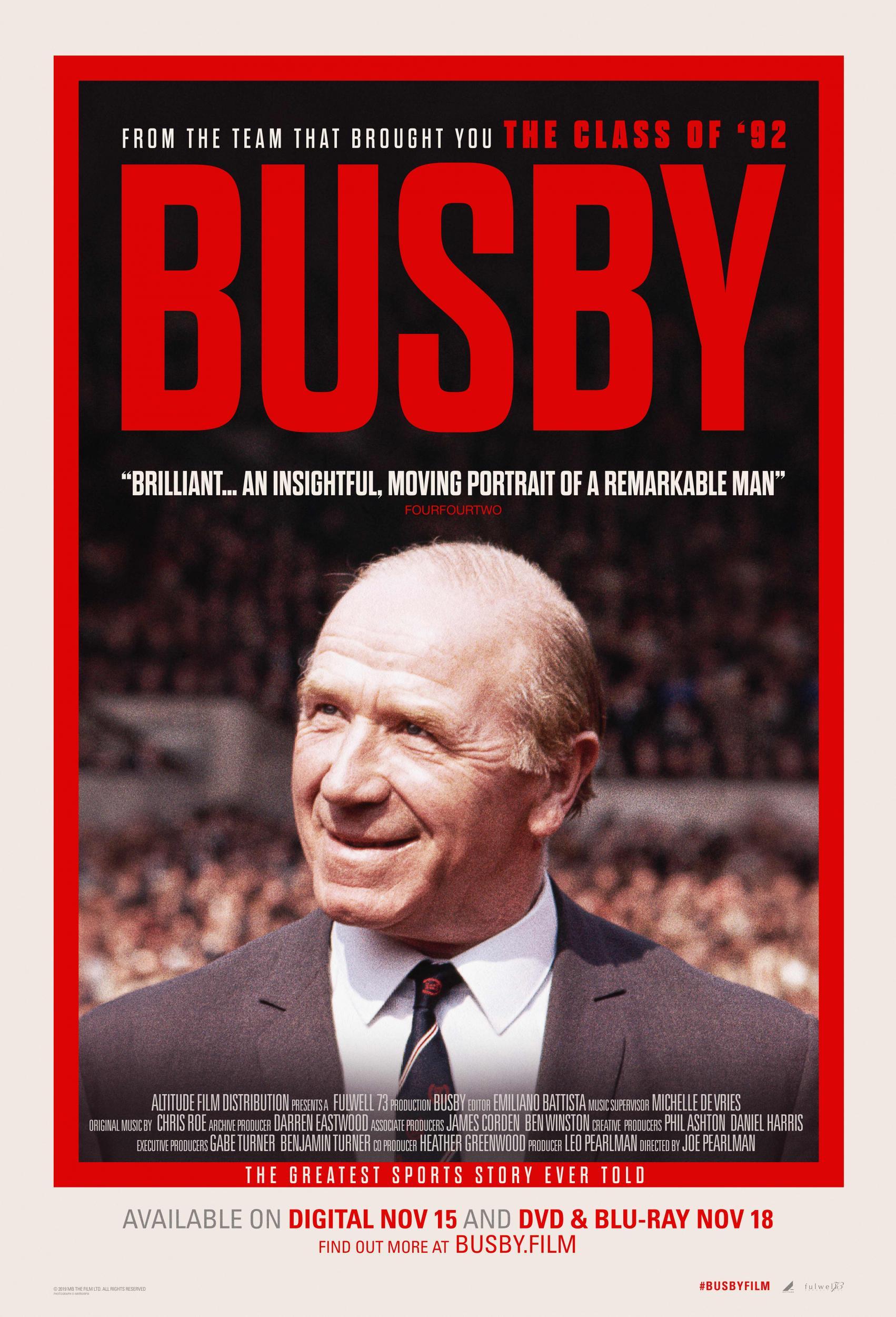 The poster for the Busby film