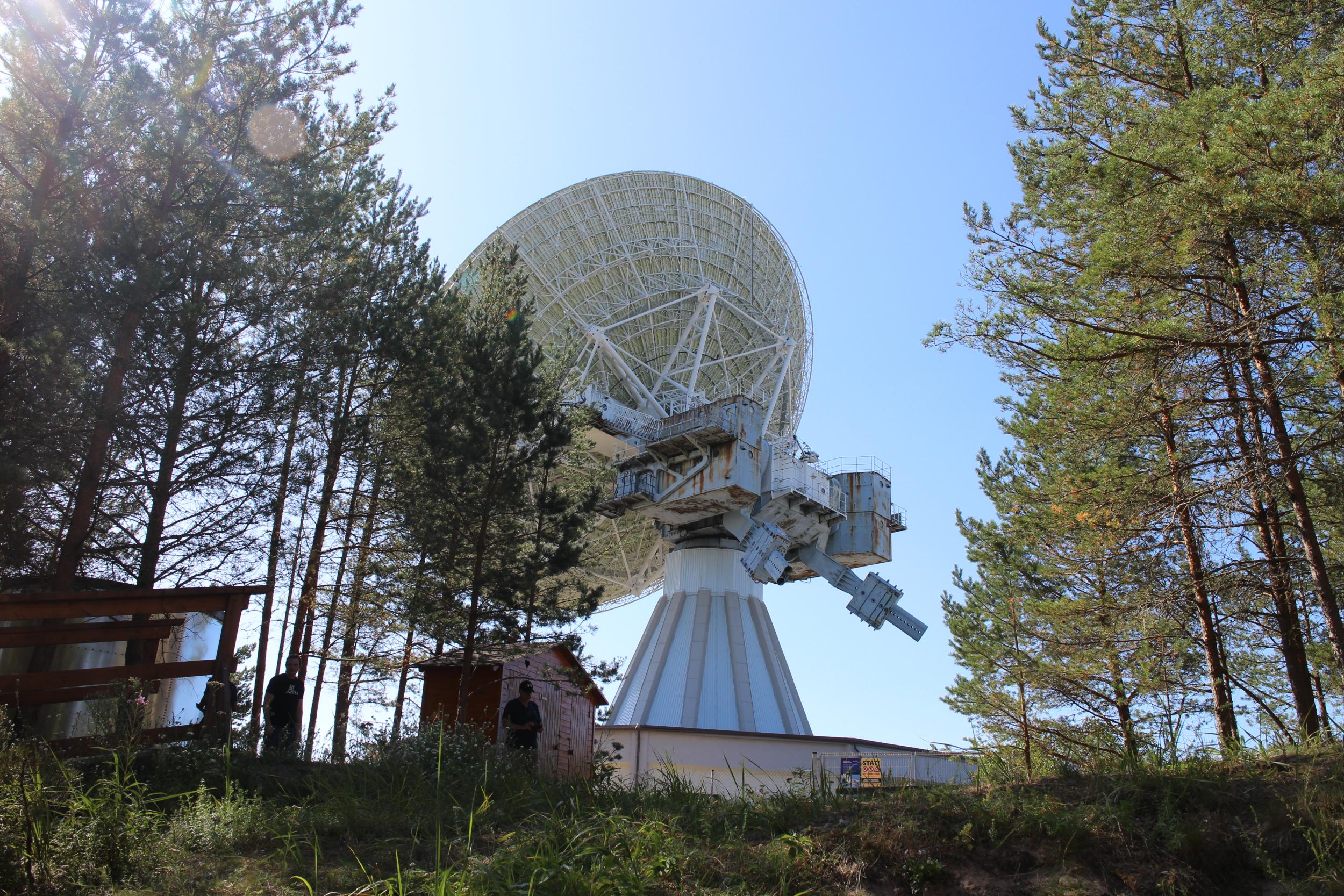 The Irbene telescope now gathers data from space