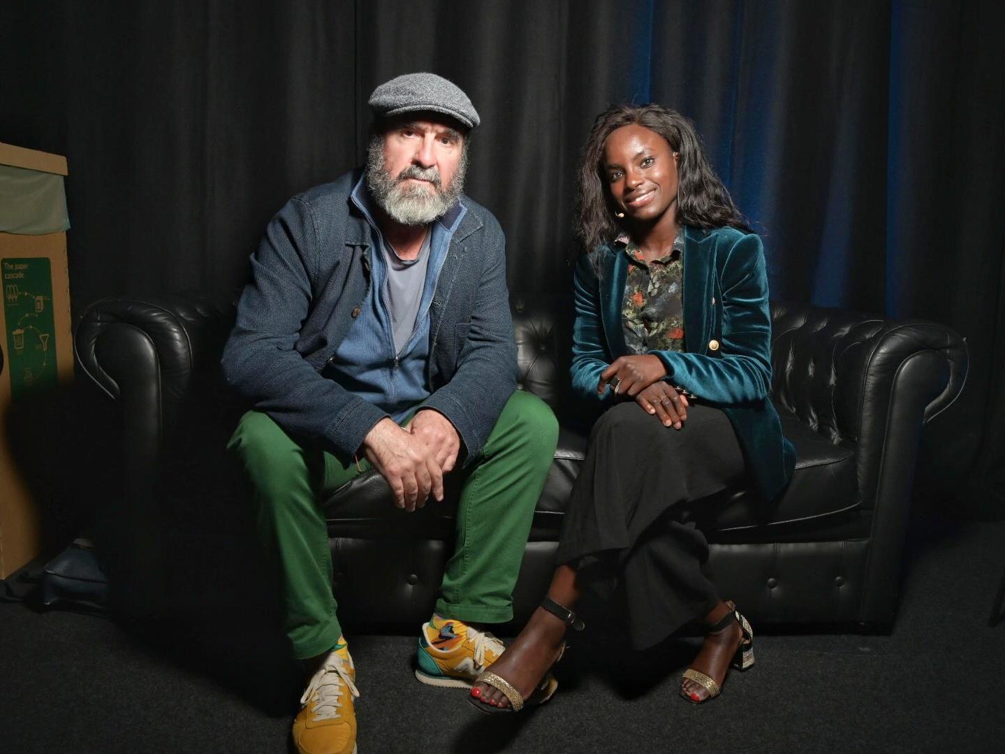 Eric Cantona and Eni Aluko are both members of the Common Goal initiative