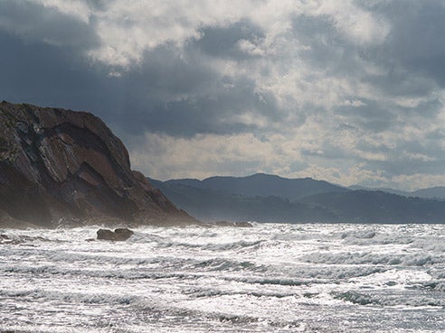 Rough seas in the Bay of Biscay meant a change of itinerary for holidaymakers