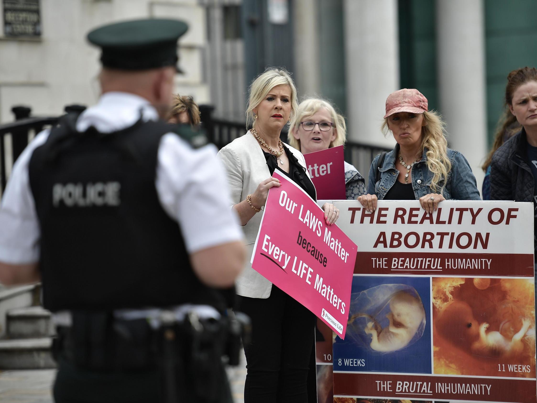 Women attending the clinics, as well as staff inside them, are made to feel unsafe by protesters