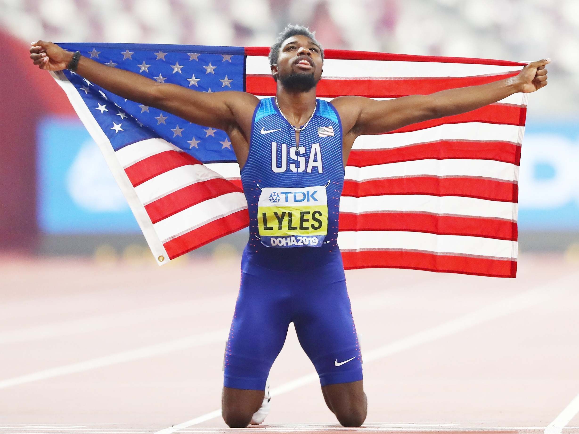 Sprinter Noah Lyles volunteered to conduct in-home drug tests