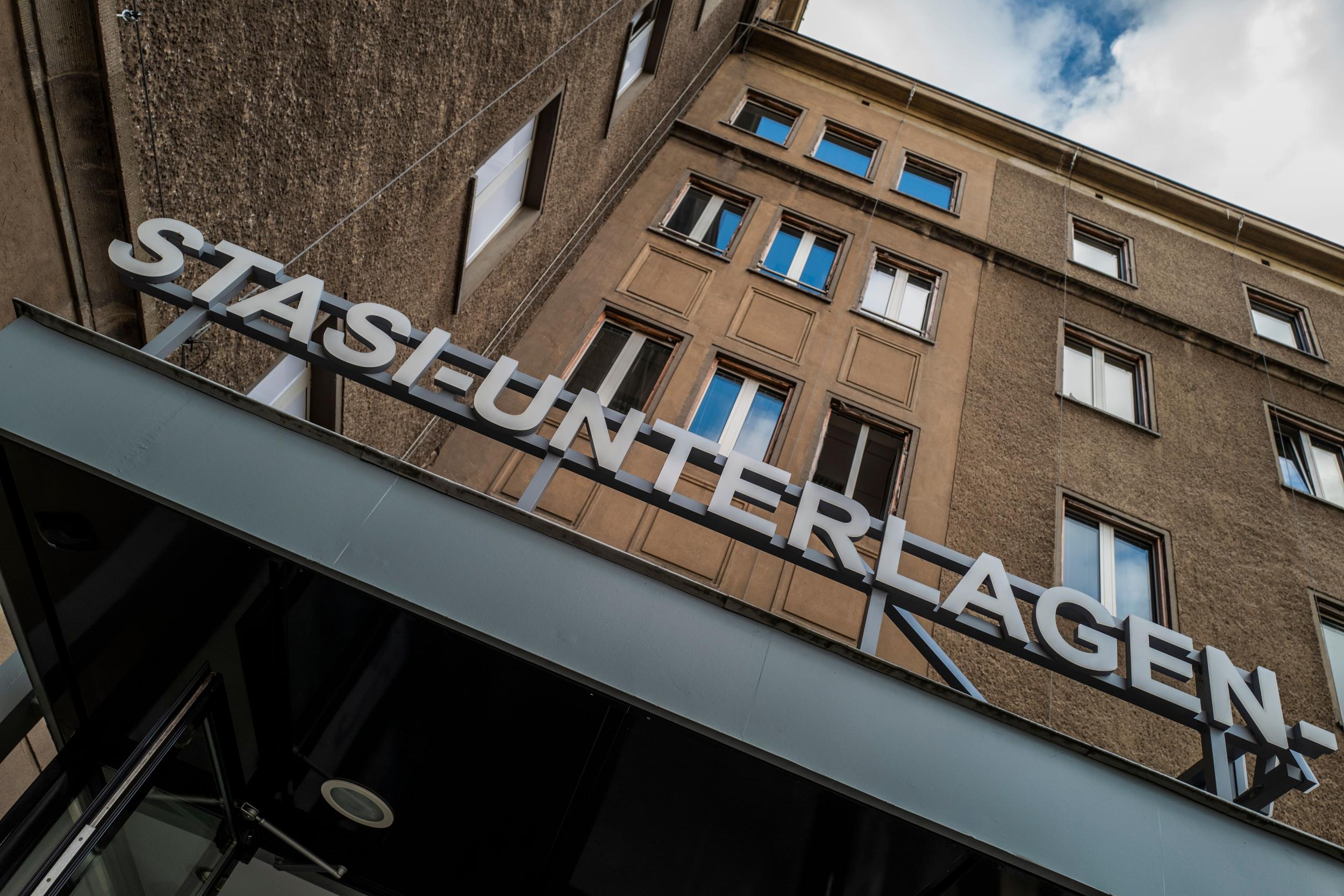 The entrance of the former headquarters of the Stasi in Berlin (AFP/Getty)