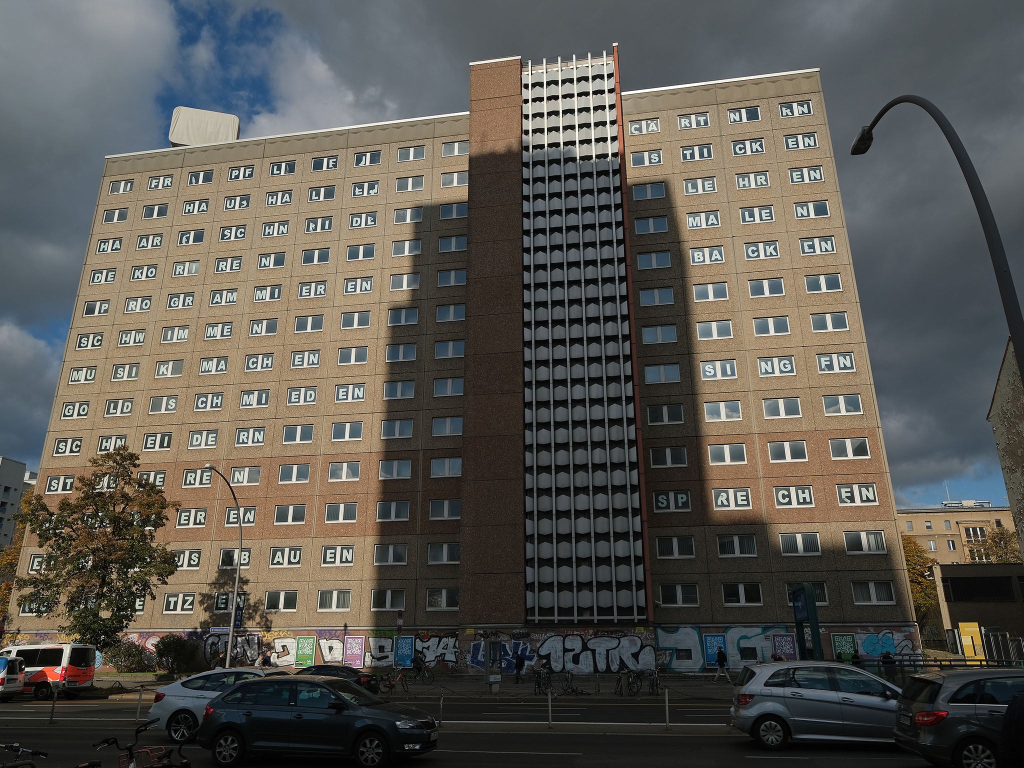 The former headquarters of the Stasi in Berlin typifies Brutalist architecture