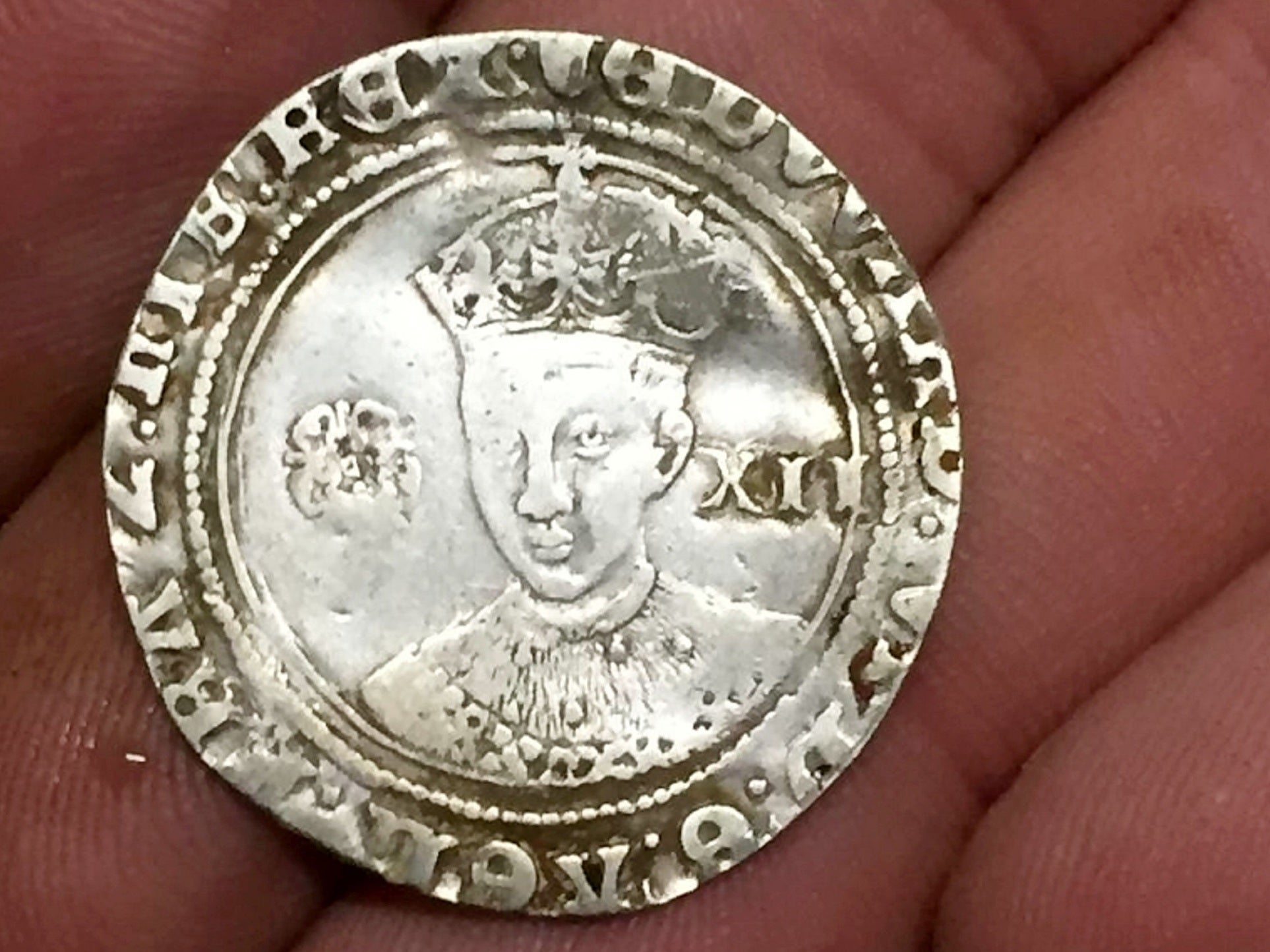 The oldest coin features an image of Henry VIII ( SWNS)